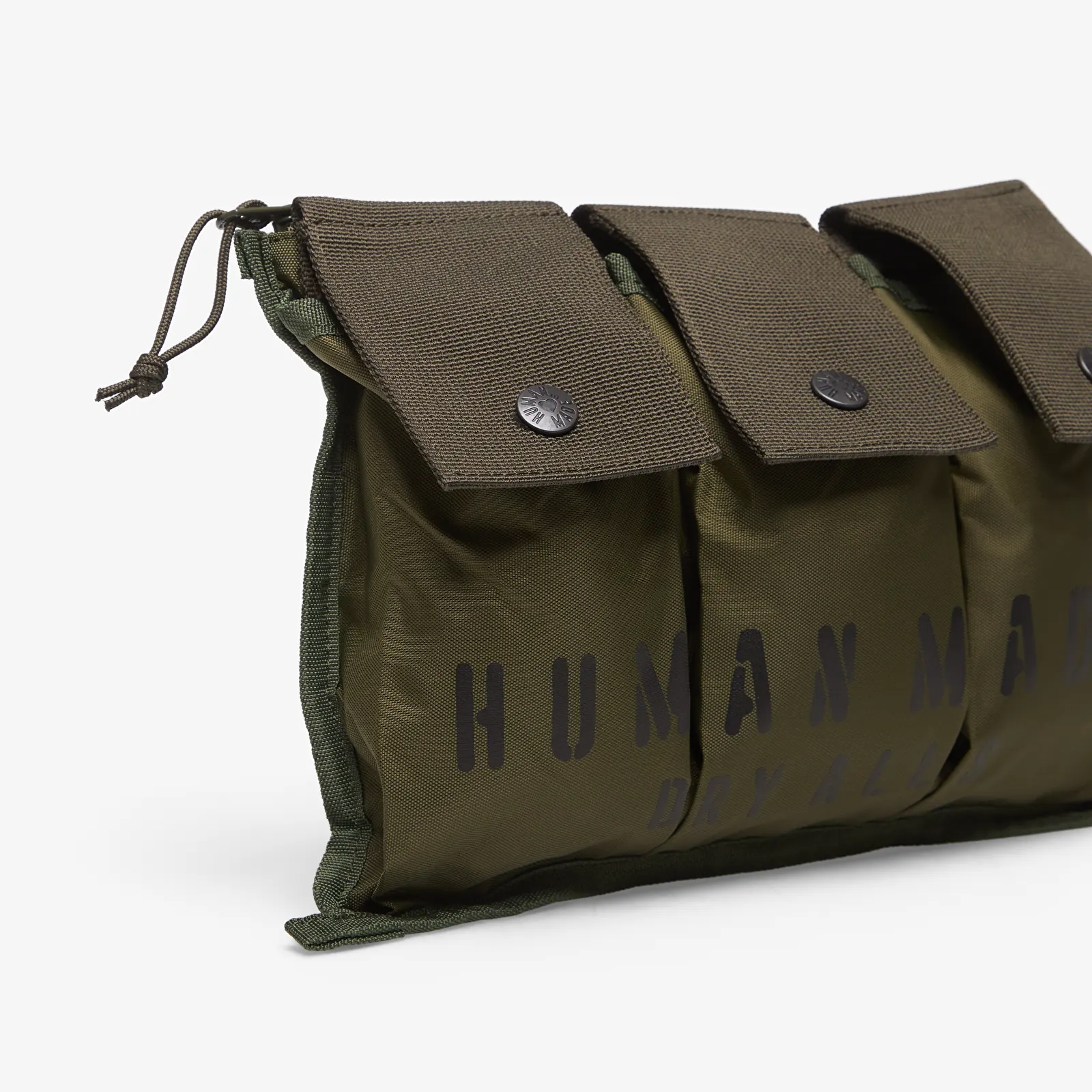 Ristilaukut Human Made Military Pouch3 Olive Drab