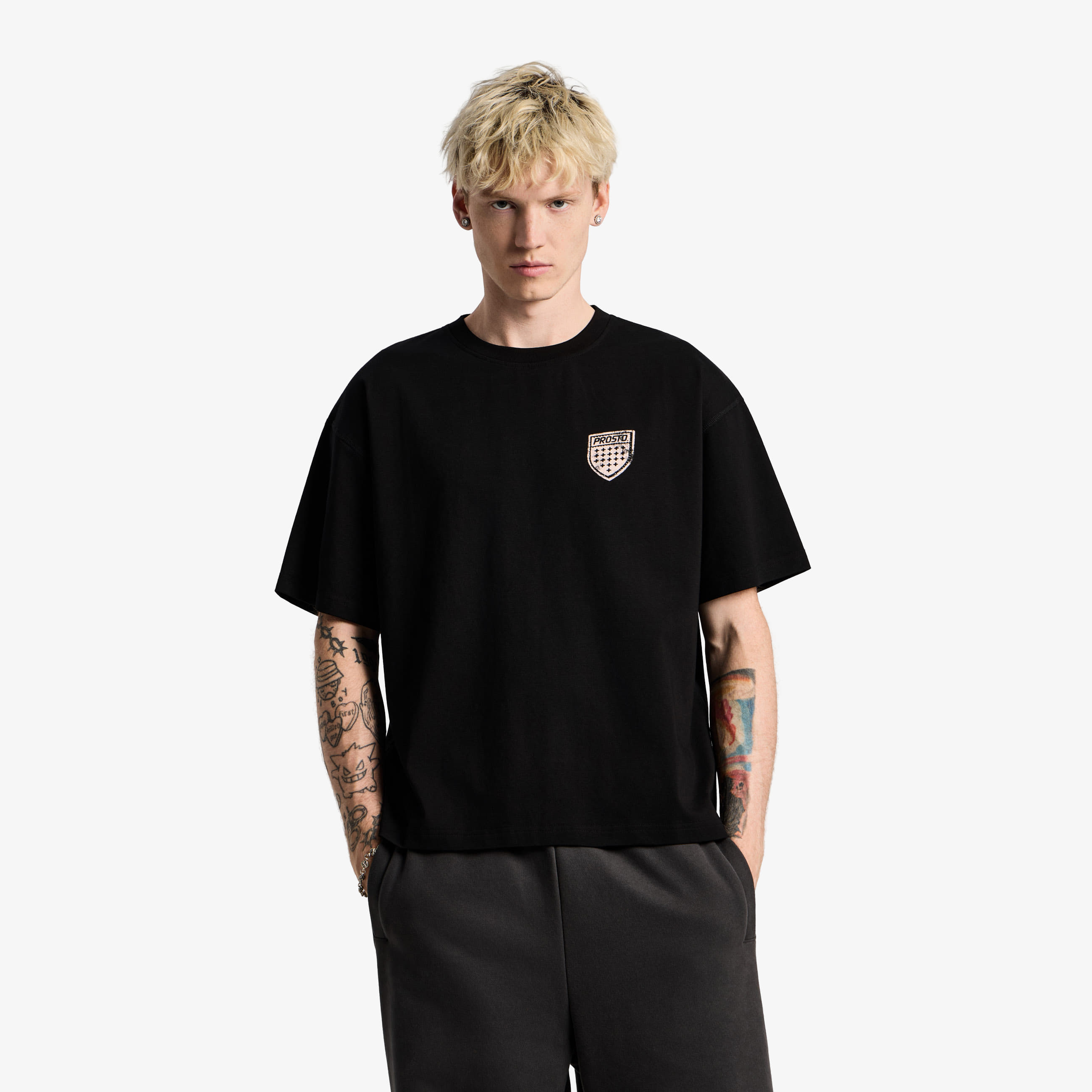 T-shirt Prosto T-shirt New Era Black L