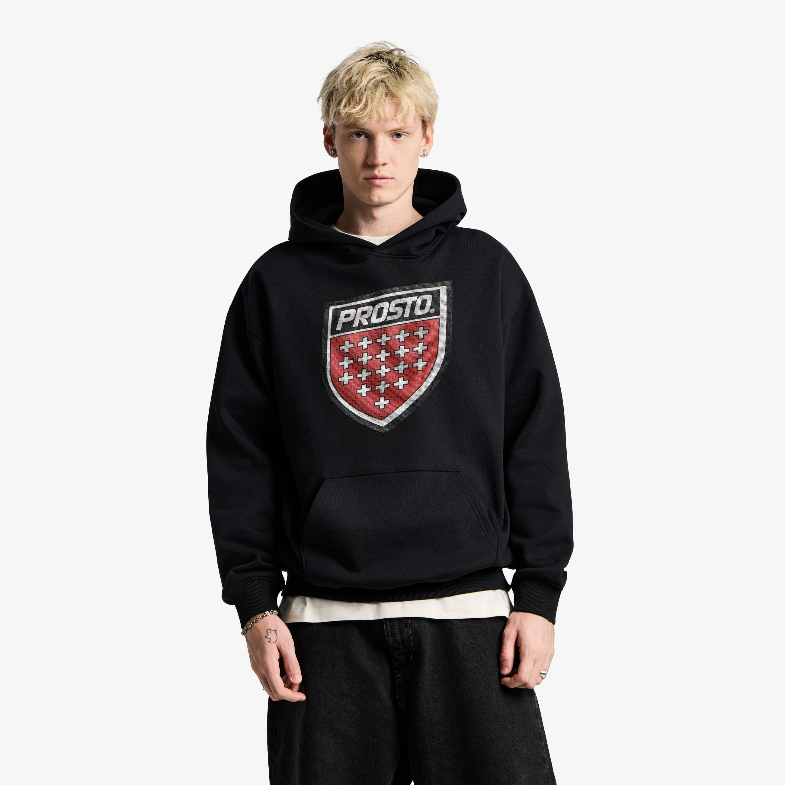 Sweatshirt Prosto Hoodie Infine Black XL