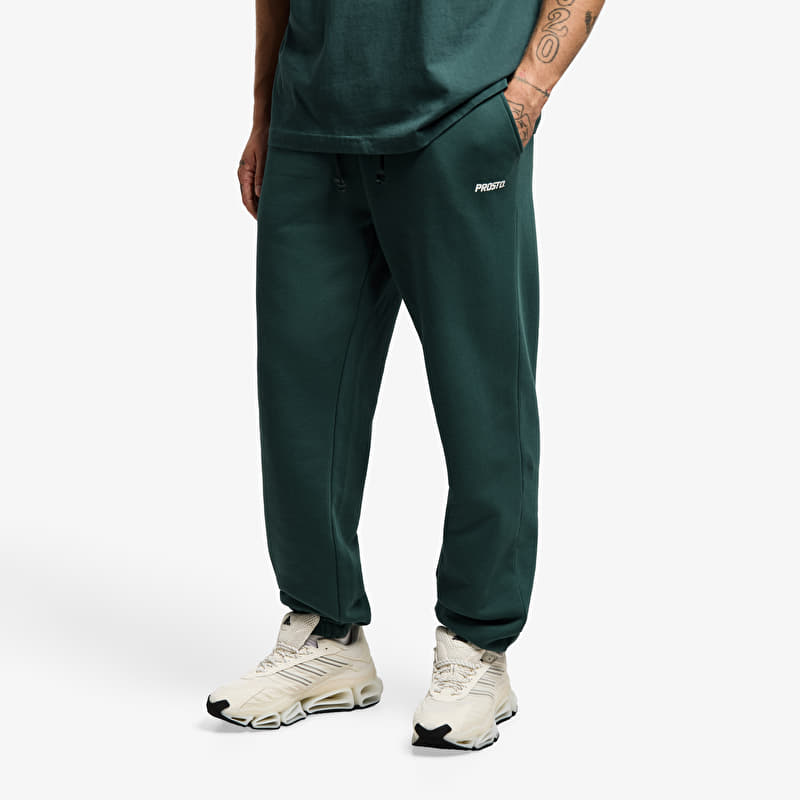 Spodnie dresowe Prosto Sweatpants Big Log Bottle Green