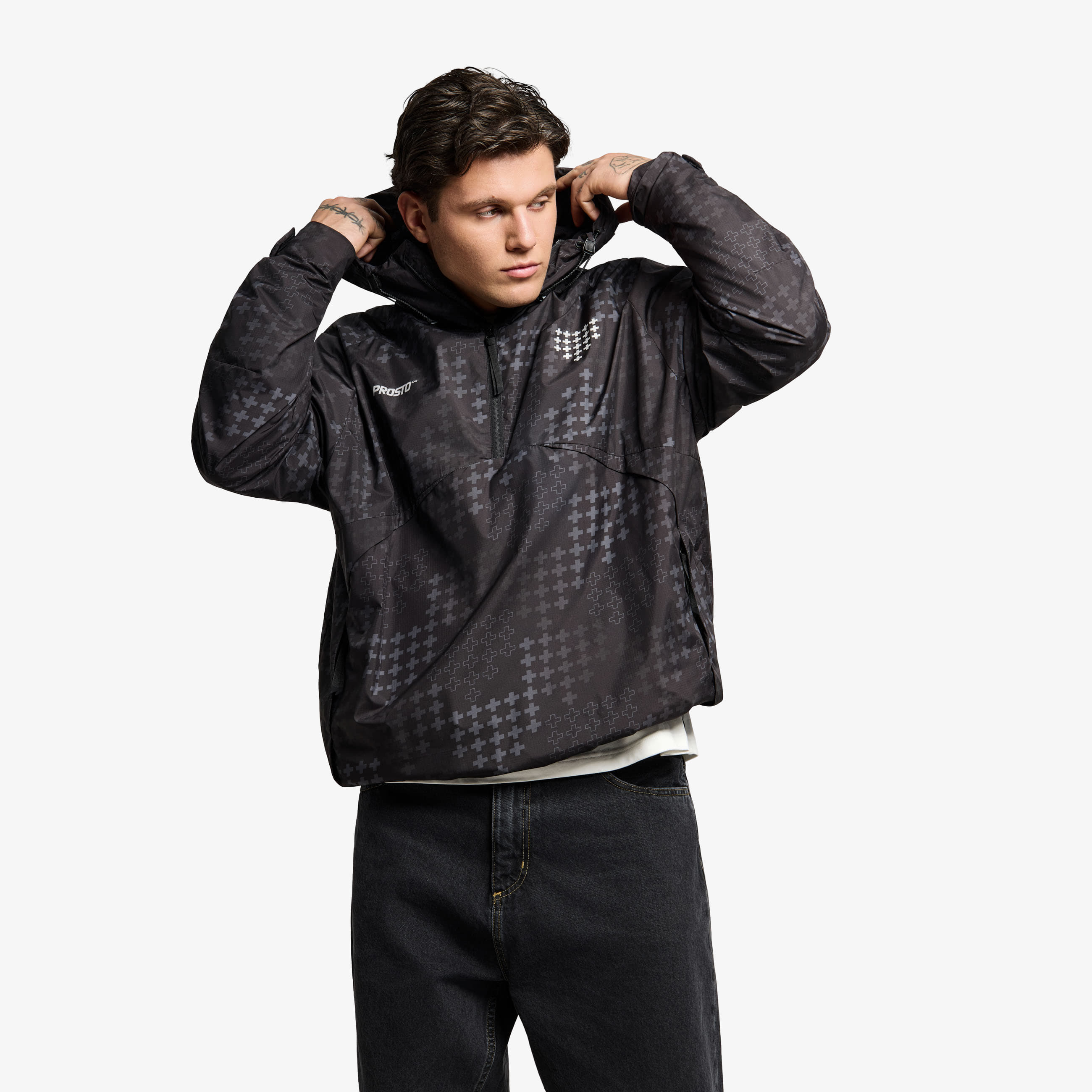 Jacket Prosto Jacket Ultralight Multishield Black M