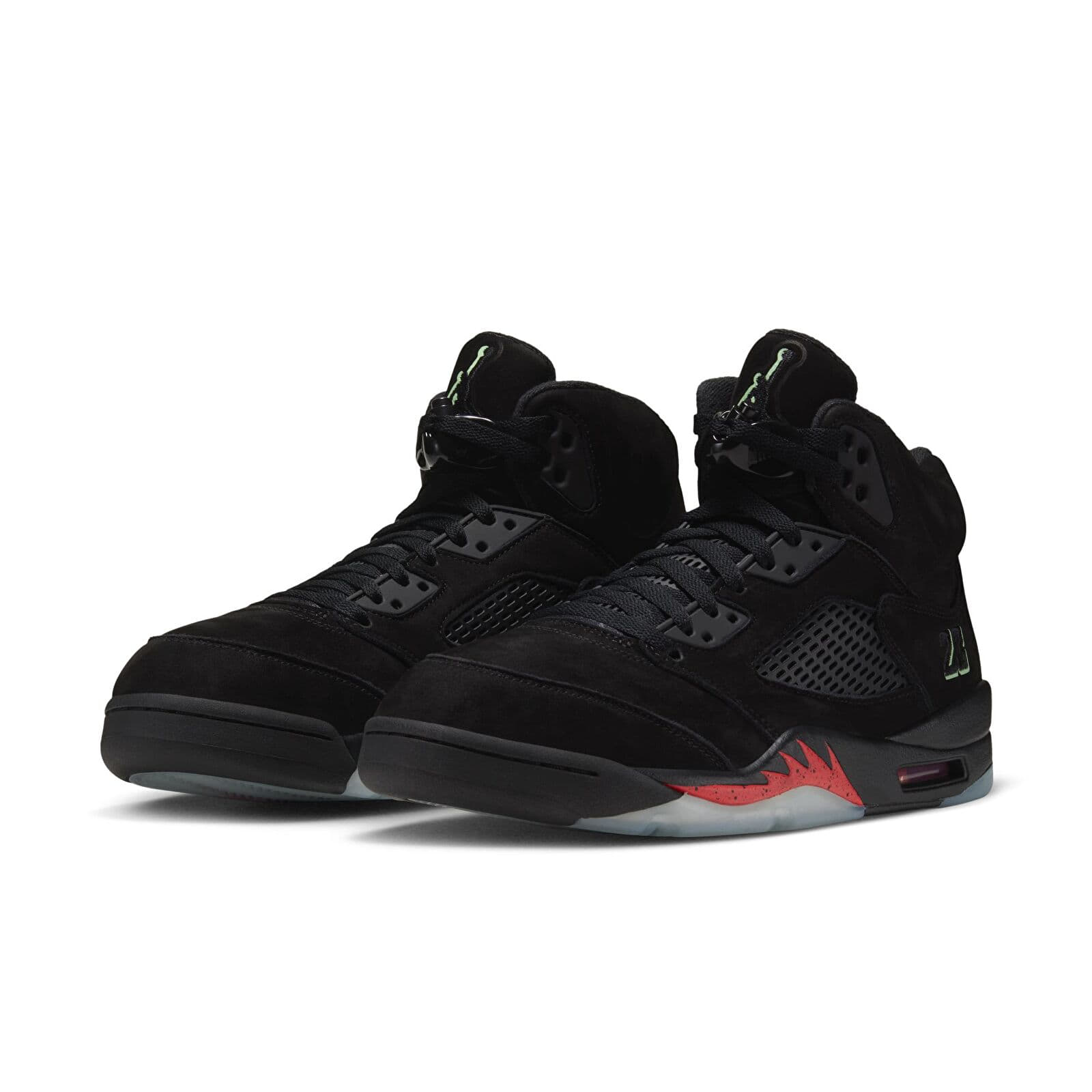 Miesten lenkkarit Air Jordan 5 Retro "Halloween" Black/ Black-Picante Red-Glow N The Dark