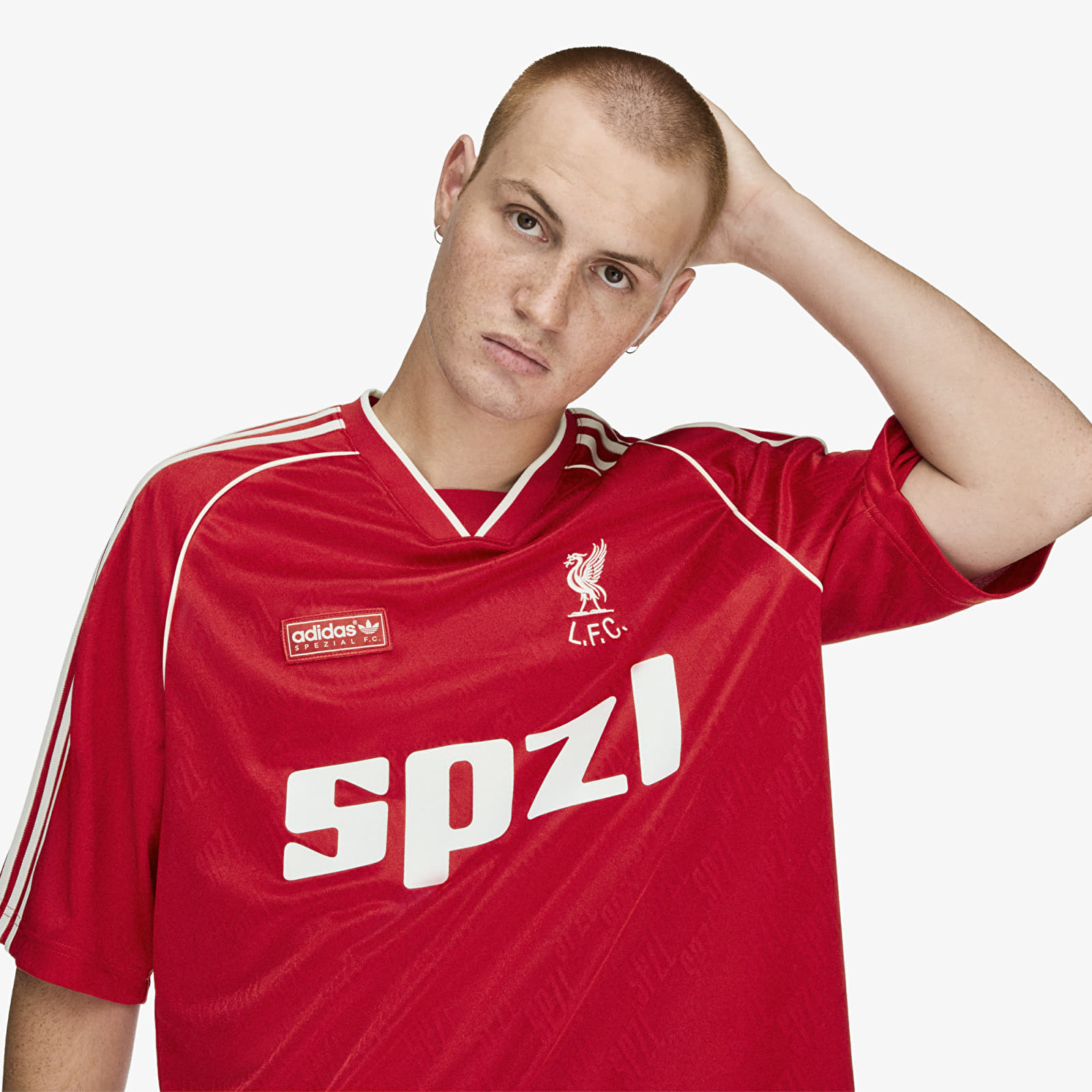 Tricouri bărbați adidas Spezial Liverpool FC Tee Better Scarlet
