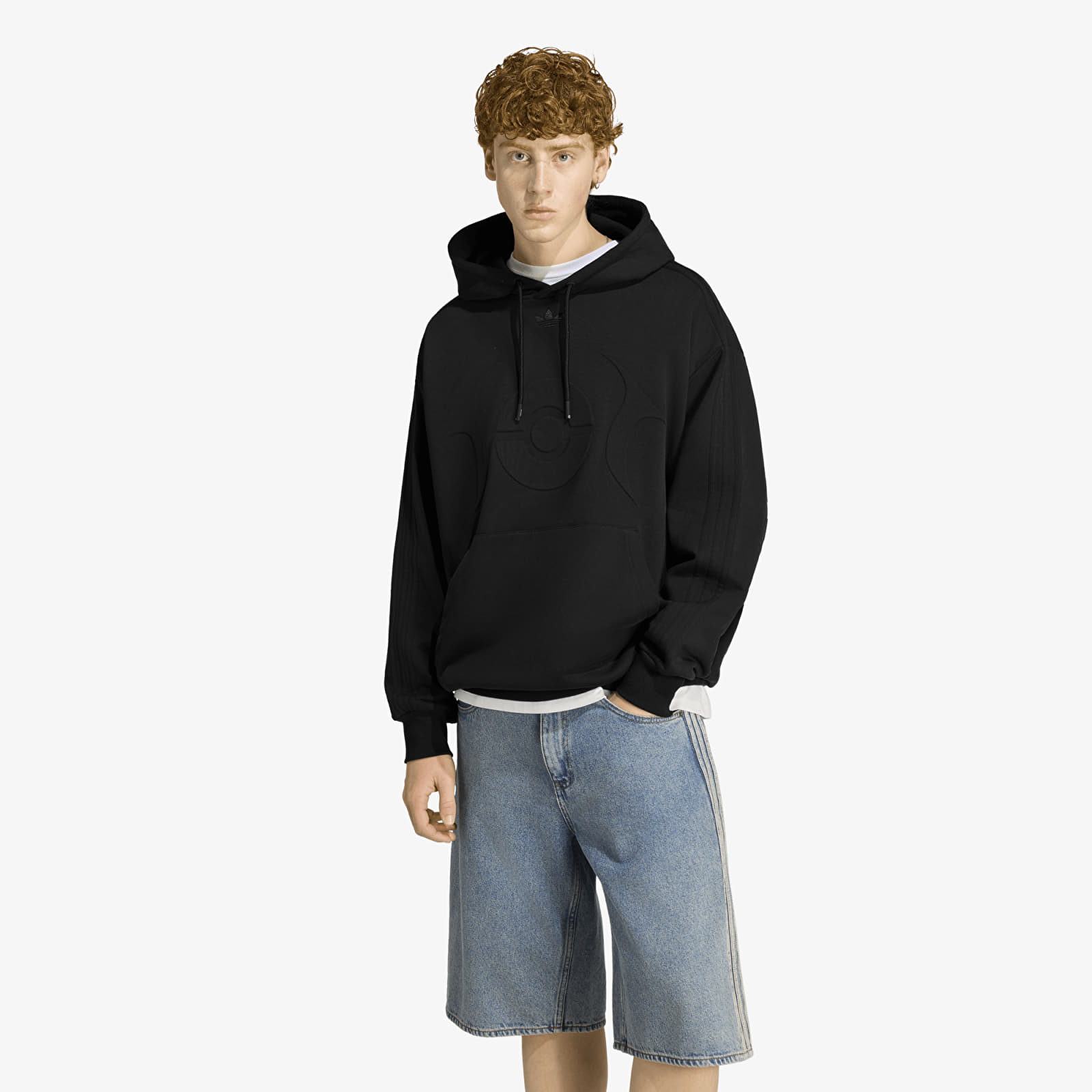 Men's T-shirts adidas x Pokemon Teamgeist Hoodie Black