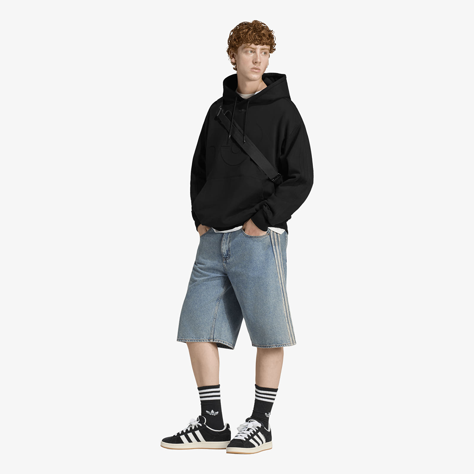 Men's T-shirts adidas x Pokemon Teamgeist Hoodie Black