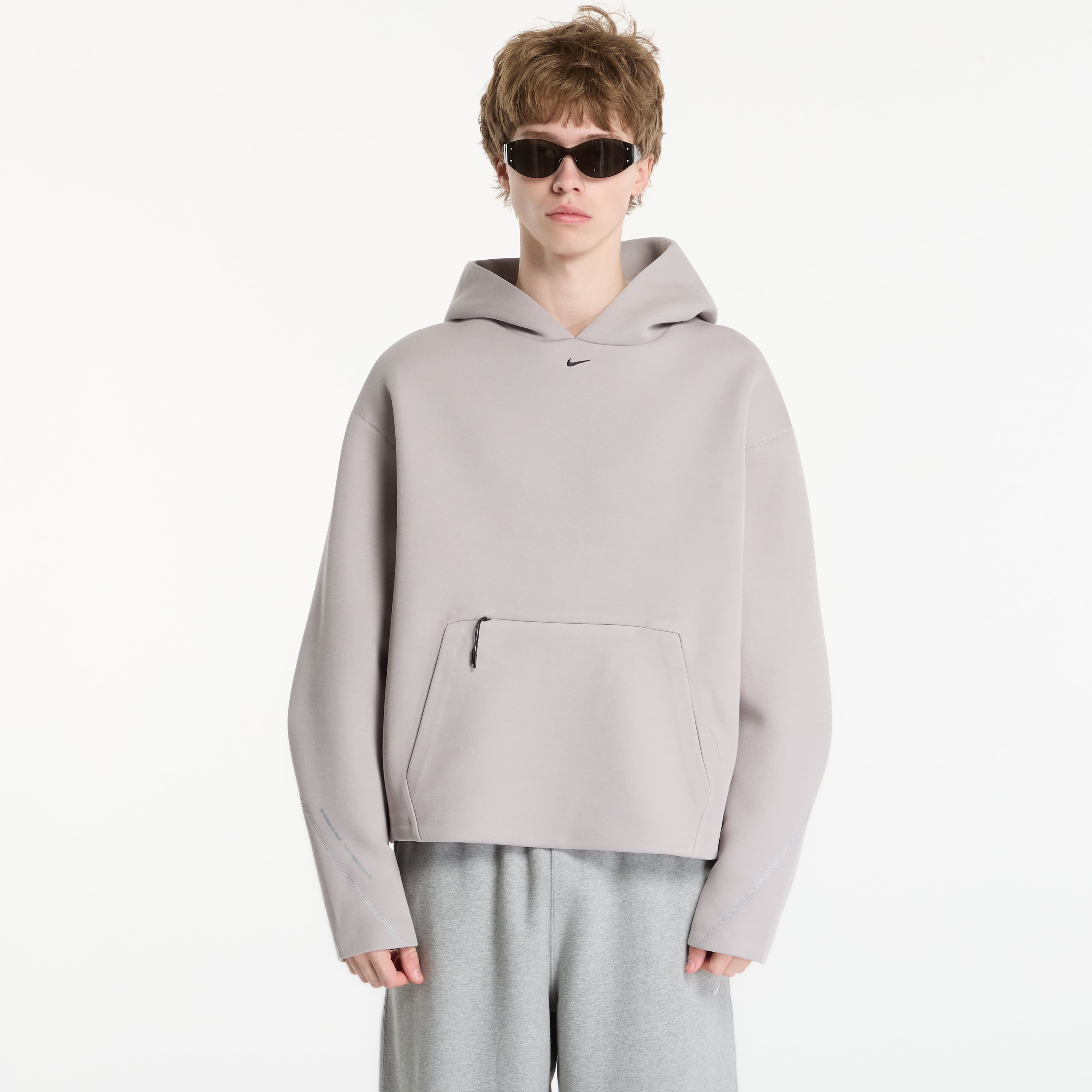 Sweatshirt Nike Tech Fleece Pullover Hoodie College Grey/ Black XS