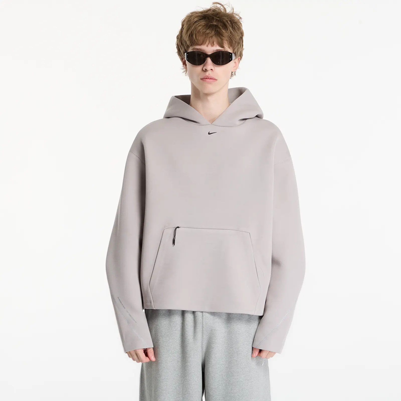 Hoodies och sweatshirts Nike Tech Fleece Pullover Hoodie College Grey/ Black