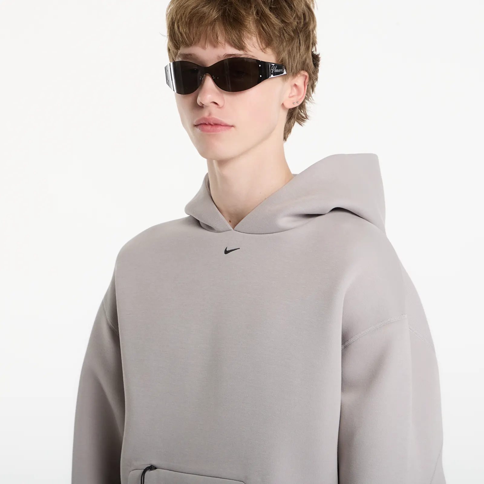 Hoodies och sweatshirts Nike Tech Fleece Pullover Hoodie College Grey/ Black