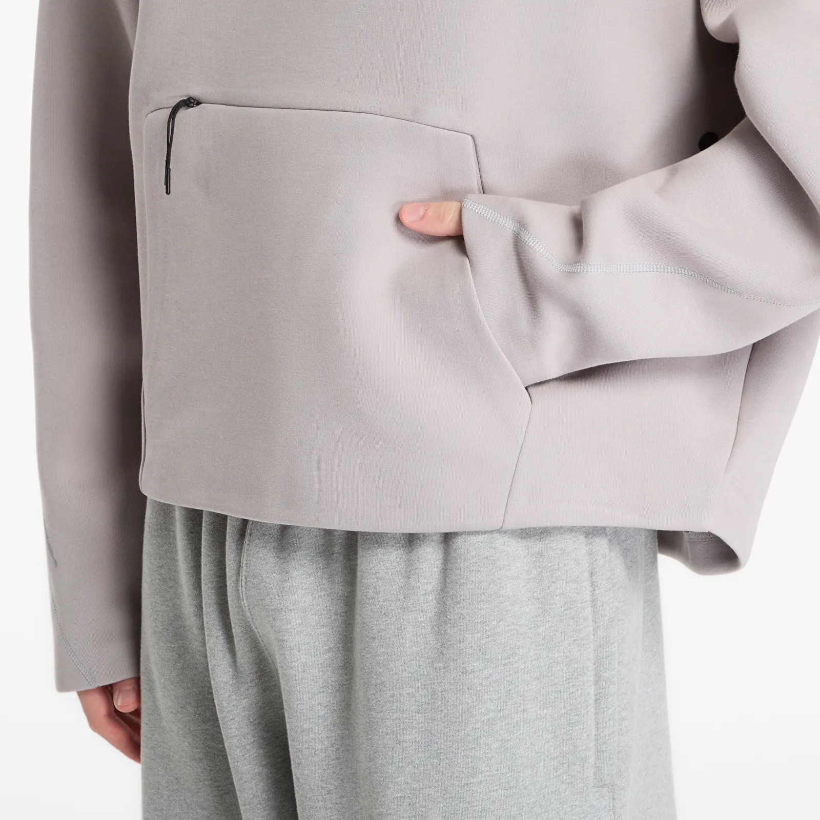 Hoodies och sweatshirts Nike Tech Fleece Pullover Hoodie College Grey/ Black