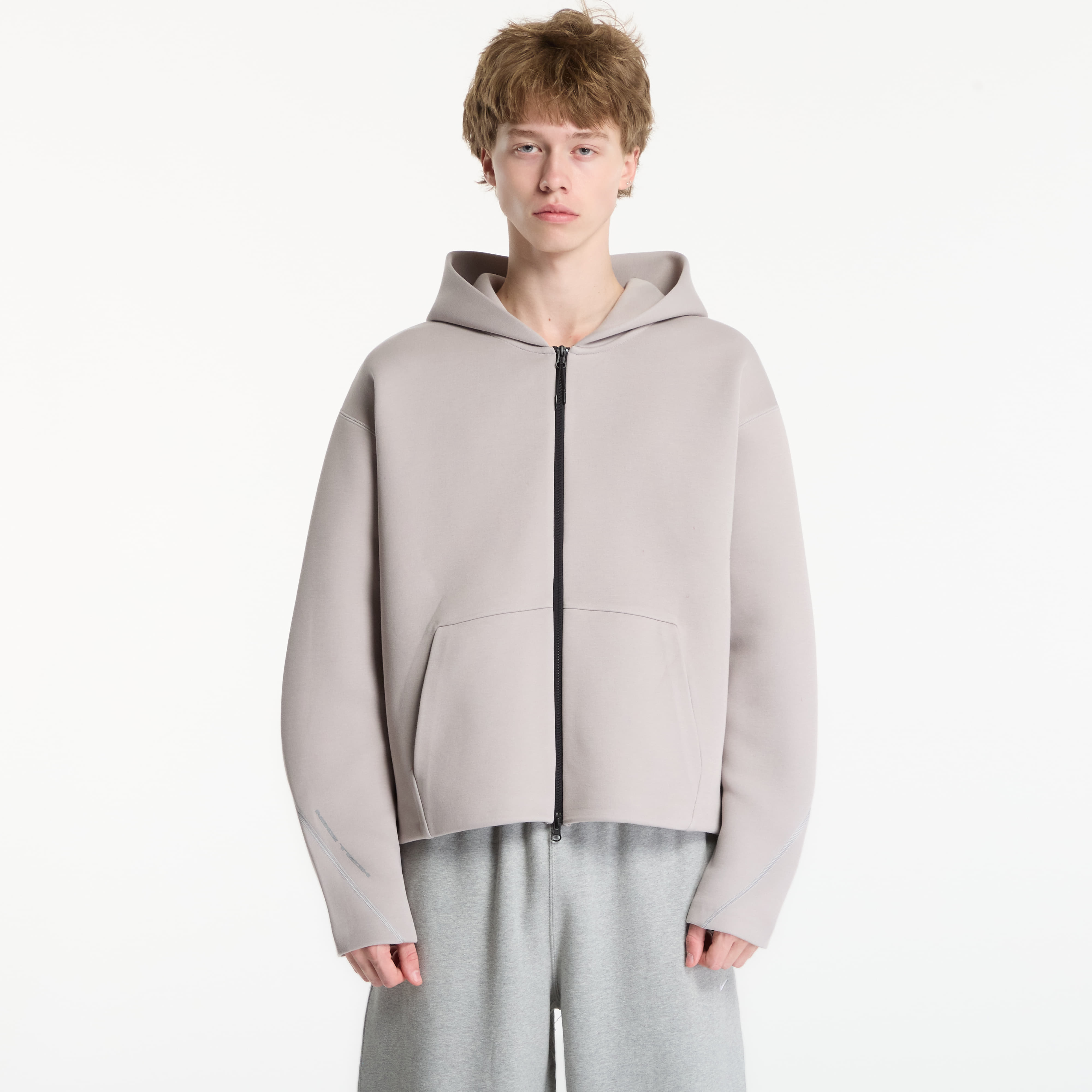 Sweatshirt Nike Tech Fleece Full-Zip Hoodie College Grey/ Black XS
