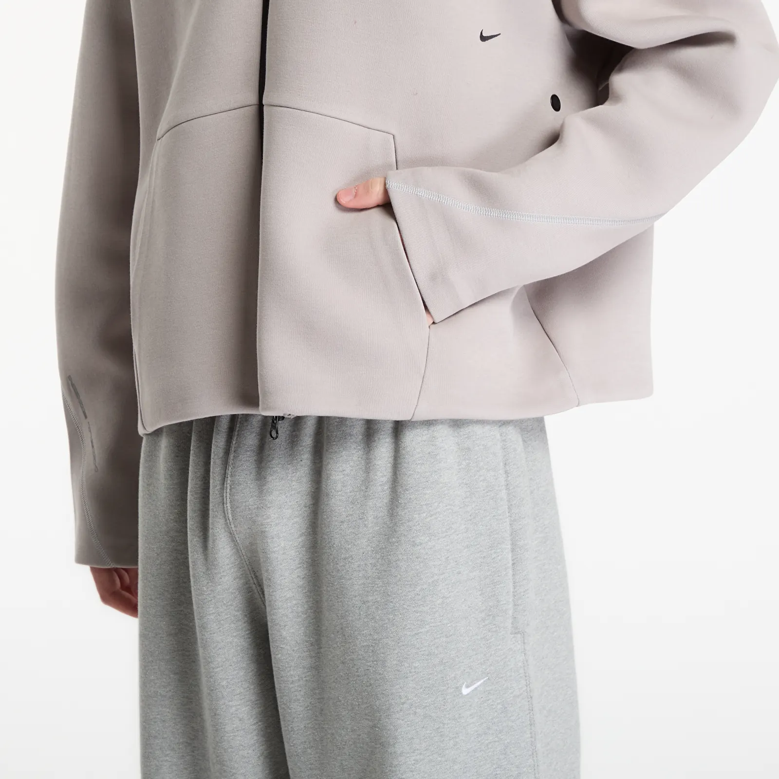 Sweatshirts Nike Tech Fleece Full-Zip Hoodie College Grey/ Black
