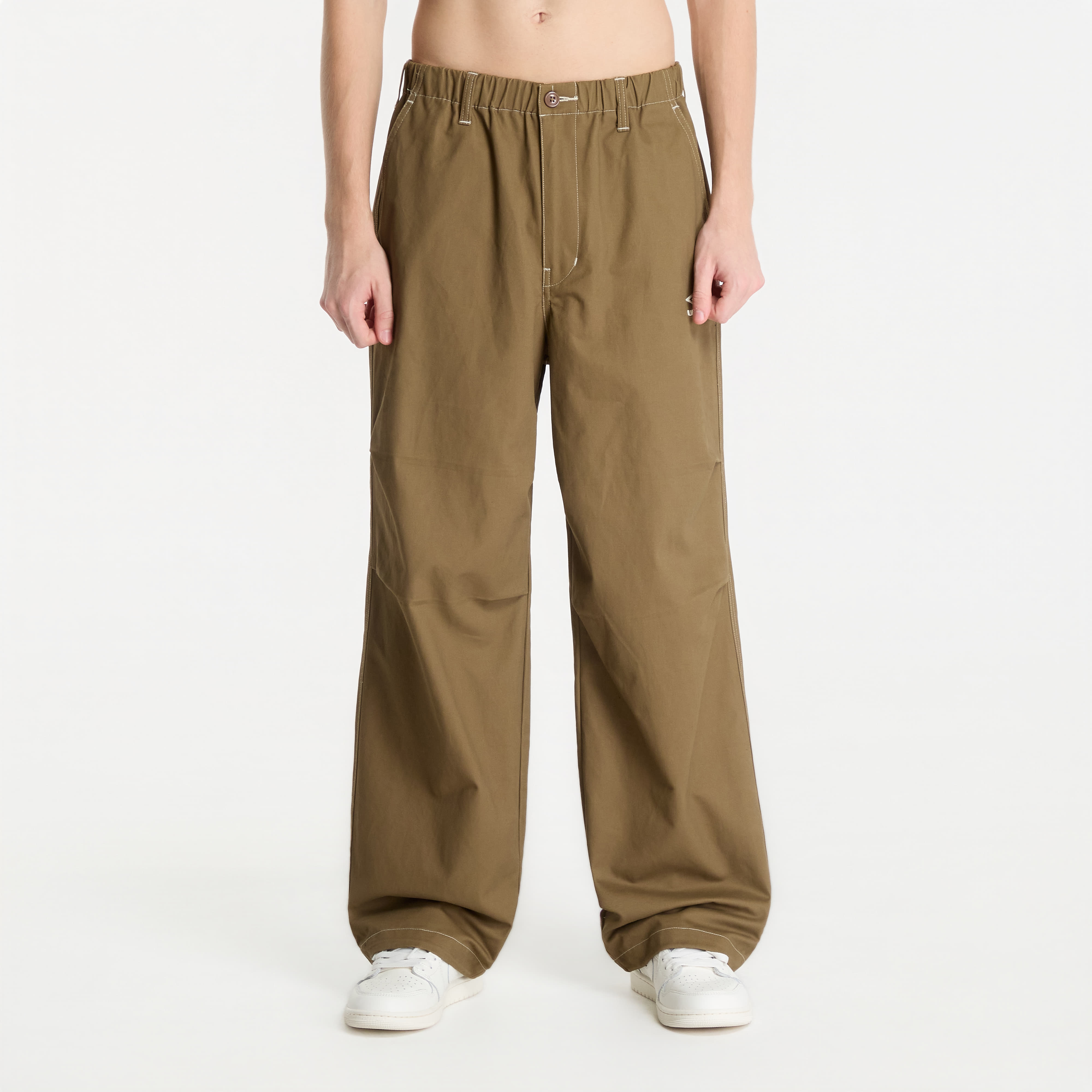 Pants PLEASURES Manchester Relaxed Pants Beige S