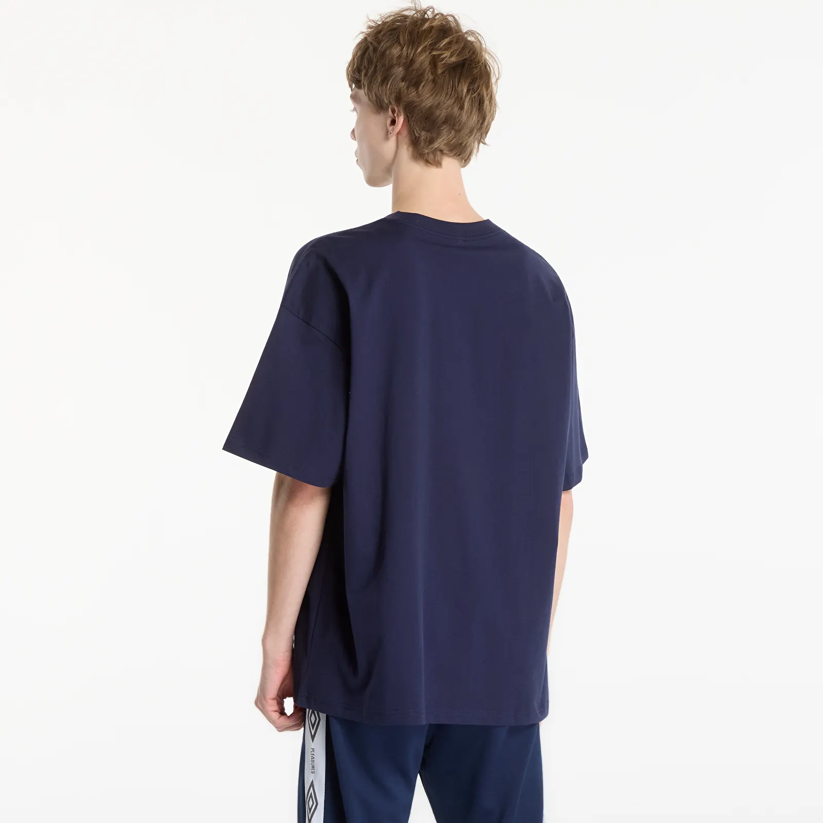Men's T-shirts PLEASURES Buttons T-Shirt Navy