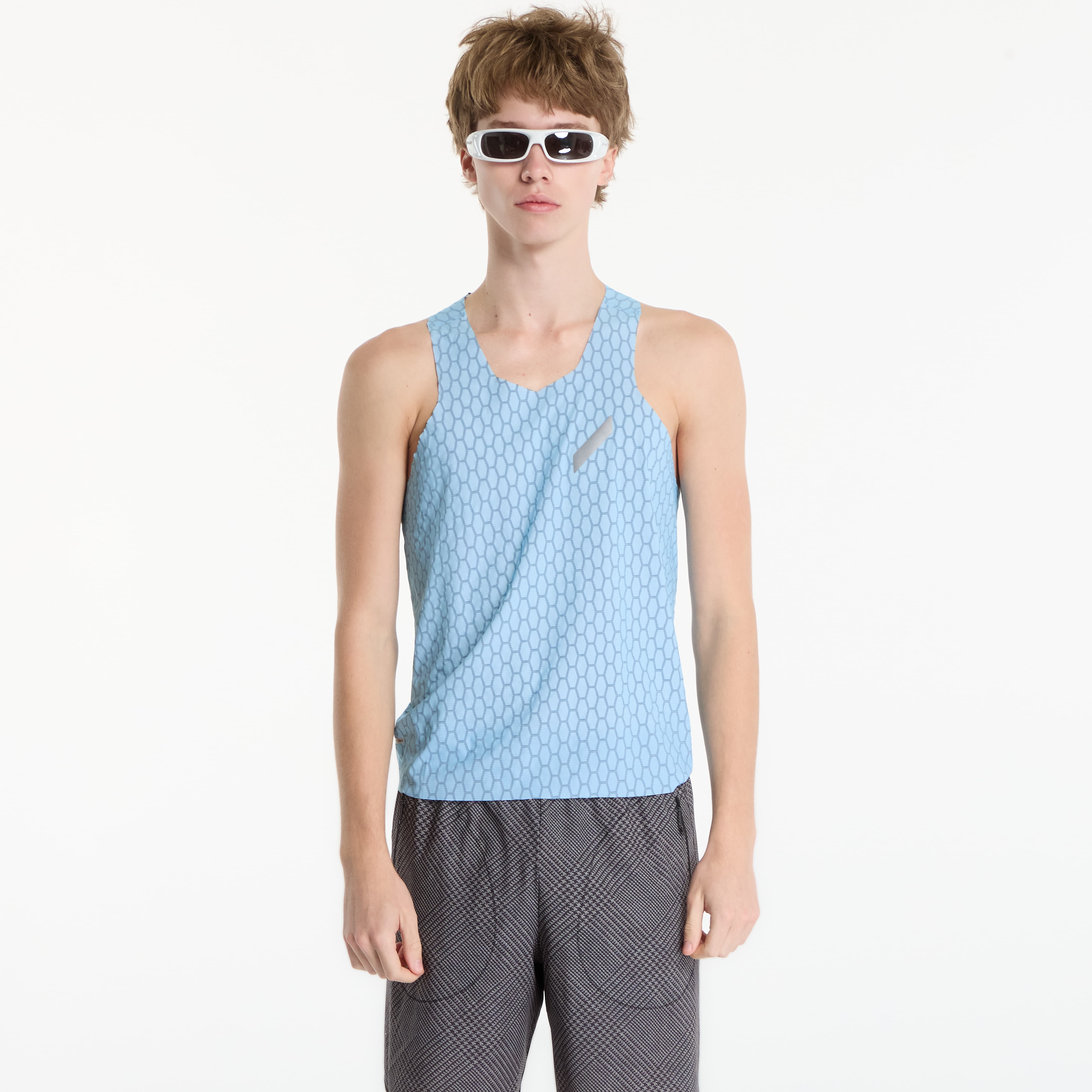 Tank top SOAR Graphene Vest Fluro Light Blue XL
