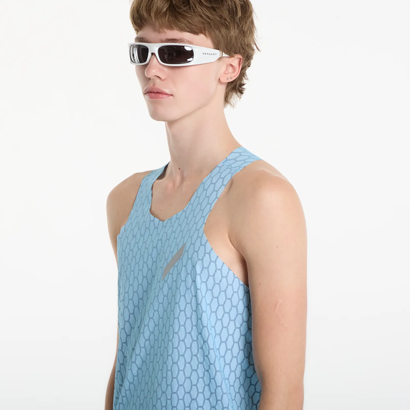 Majice bez rukava SOAR Graphene Vest Fluro Light Blue