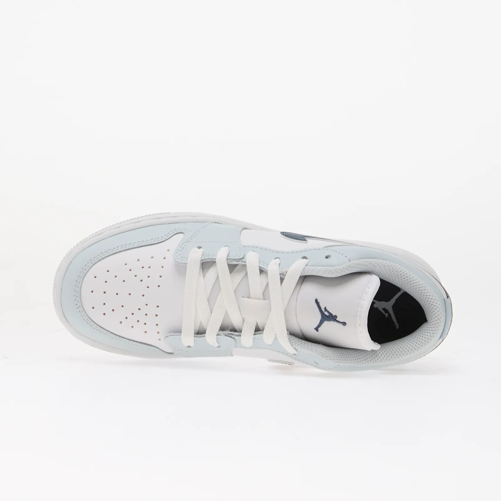 Laste tossud ja kingad Air Jordan 1 Low Kids White/ Squadron Blue-Aura
