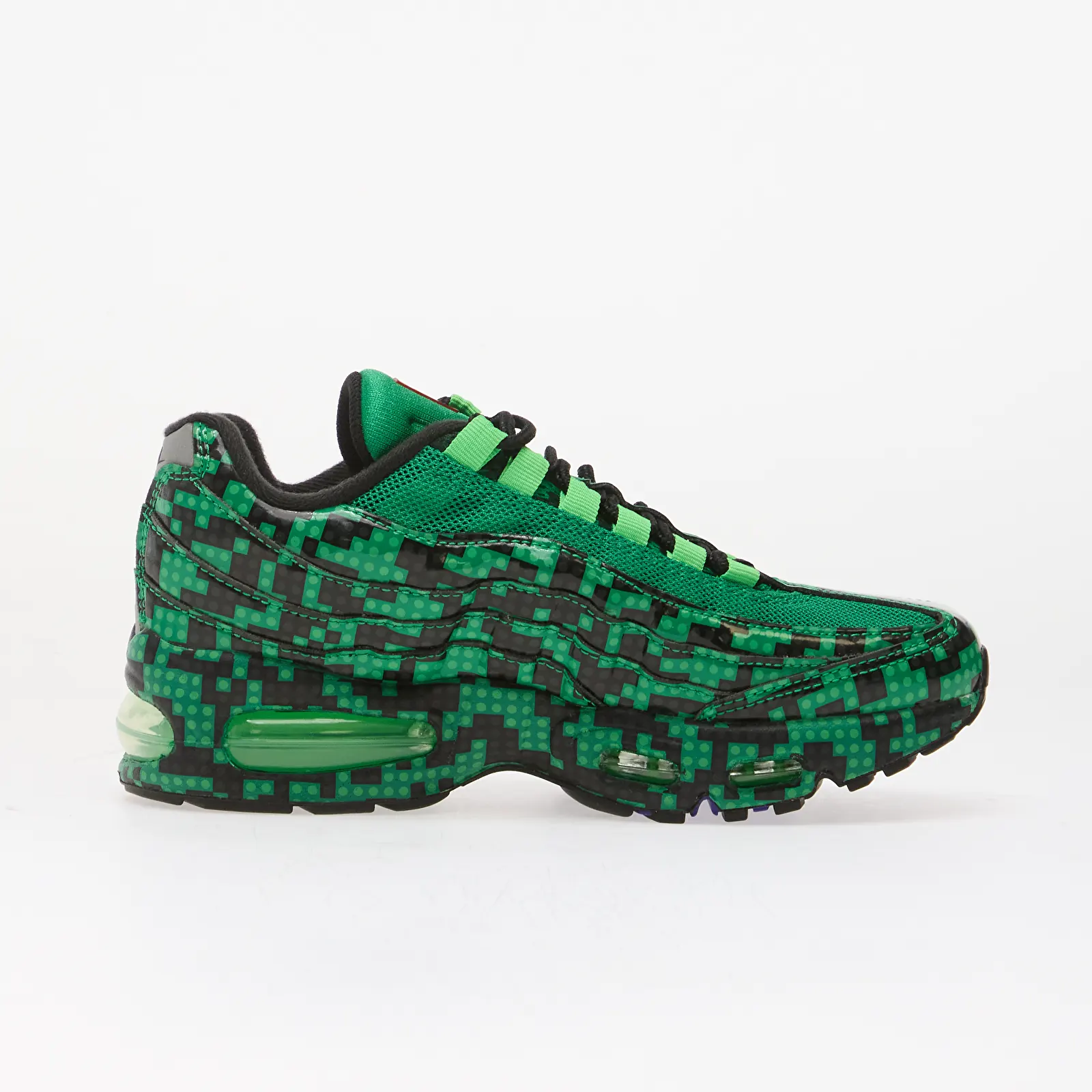 Adidași și încălțăminte pentru copii Nike x LEGO Air Max 95 Kids Lucky Green/ Metallic Silver-Black