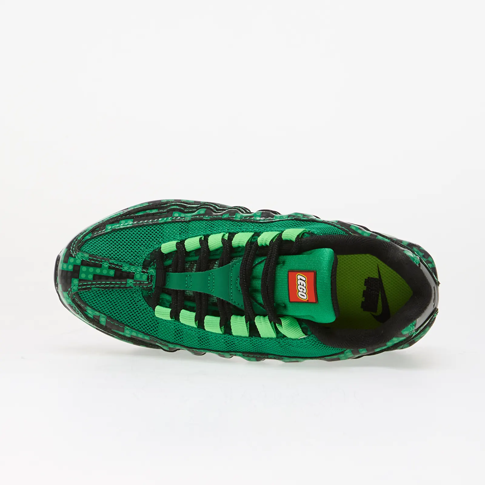Adidași și încălțăminte pentru copii Nike x LEGO Air Max 95 Kids Lucky Green/ Metallic Silver-Black