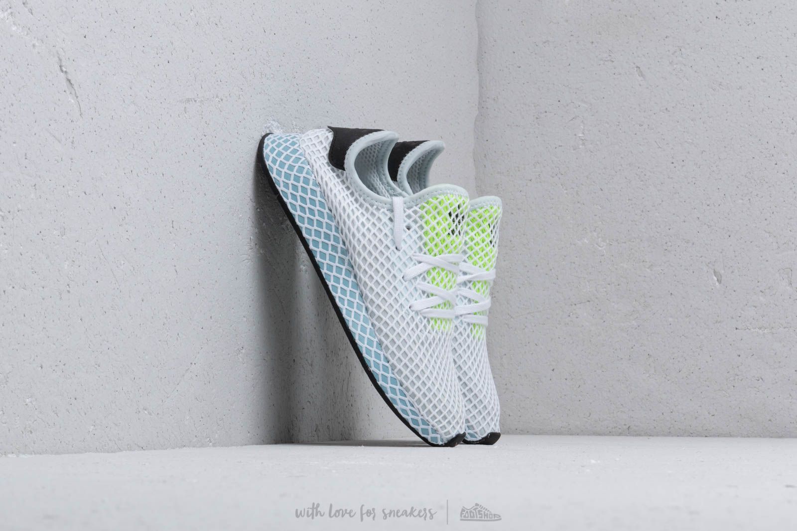 Women's shoes adidas Deerupt Runner W Blutin/ Ashgre/ Hireye | Footshop