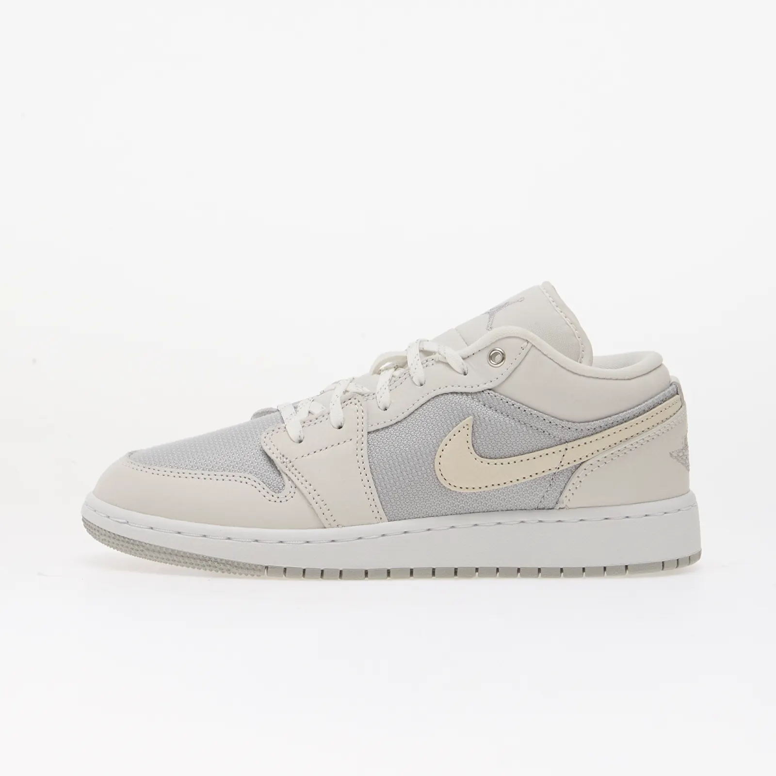 Sneaker und Schuhe für Kinder Air Jordan 1 Low SE Kids Off White/ Lt Smoke Grey-Soft Pearl