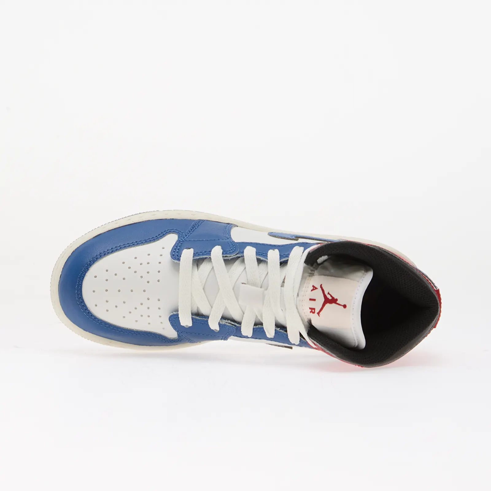 Детски маратонки и обувки Air Jordan 1 Mid Kids True Blue/ Summit White-Varsity Red-Black
