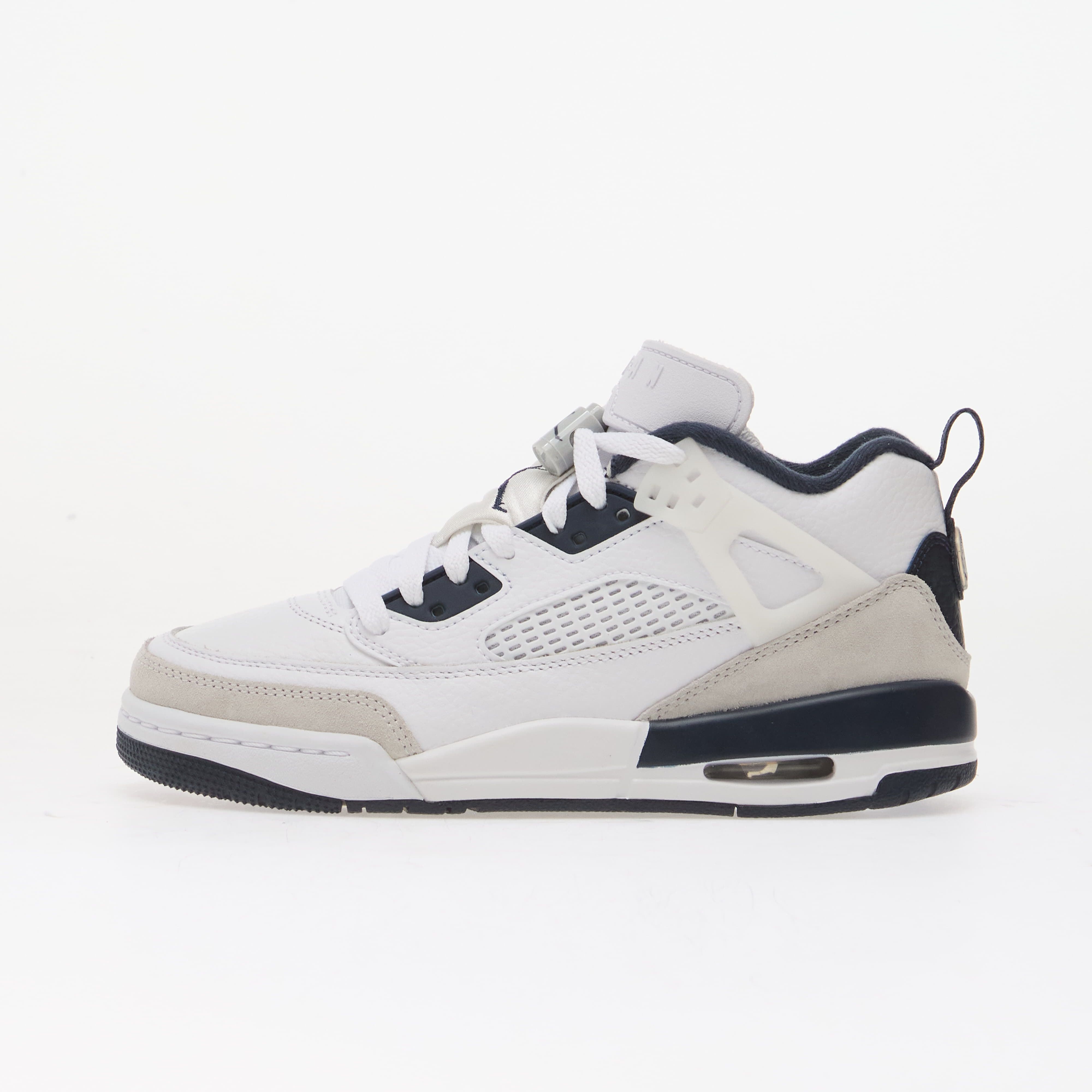 Jordan Spizike Low Kids White/ Obsidian-Grey Fog-Pink Foam 5Y