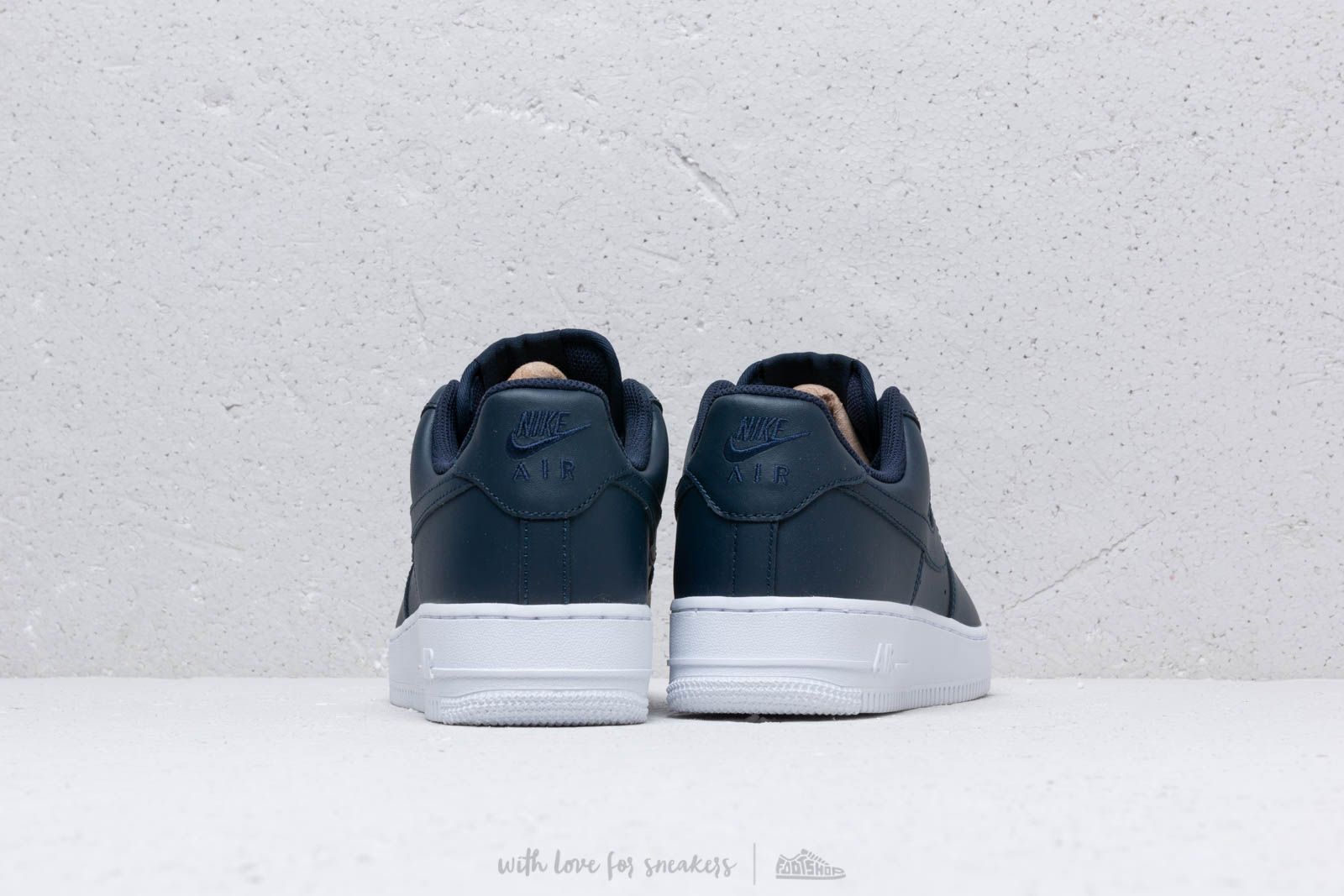Vīriešu apavi Nike Air Force 1 '07 Obsidian/ Obsidian-White