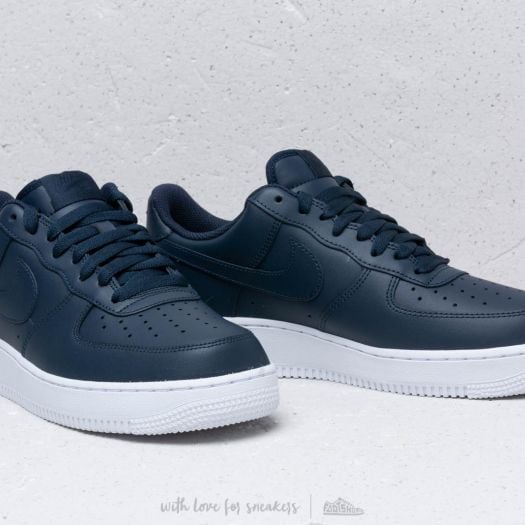 Scarpe uomo Nike Air Force 1 07 Obsidian Obsidian White Footshop