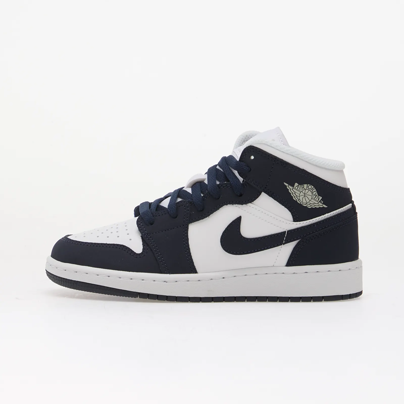 Scarpe e sneakers bambini Air Jordan 1 Mid Kids Obsidian/ Obsidian-White-Grey Fog