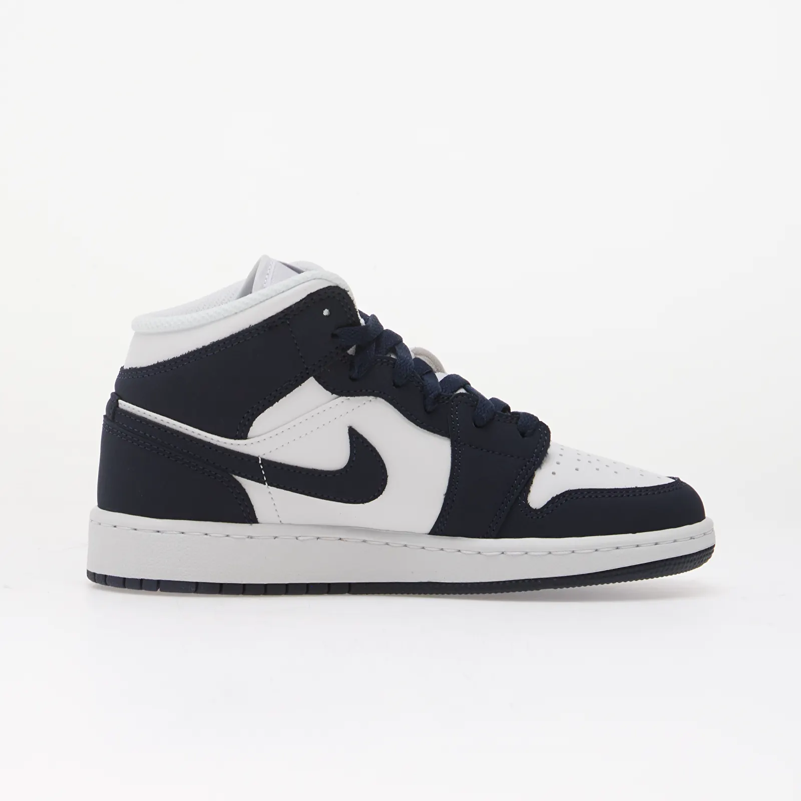 Scarpe e sneakers bambini Air Jordan 1 Mid Kids Obsidian/ Obsidian-White-Grey Fog