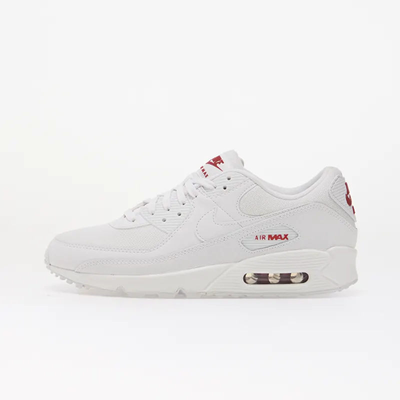 Nike Air Max 90 White/ White-Tough Red