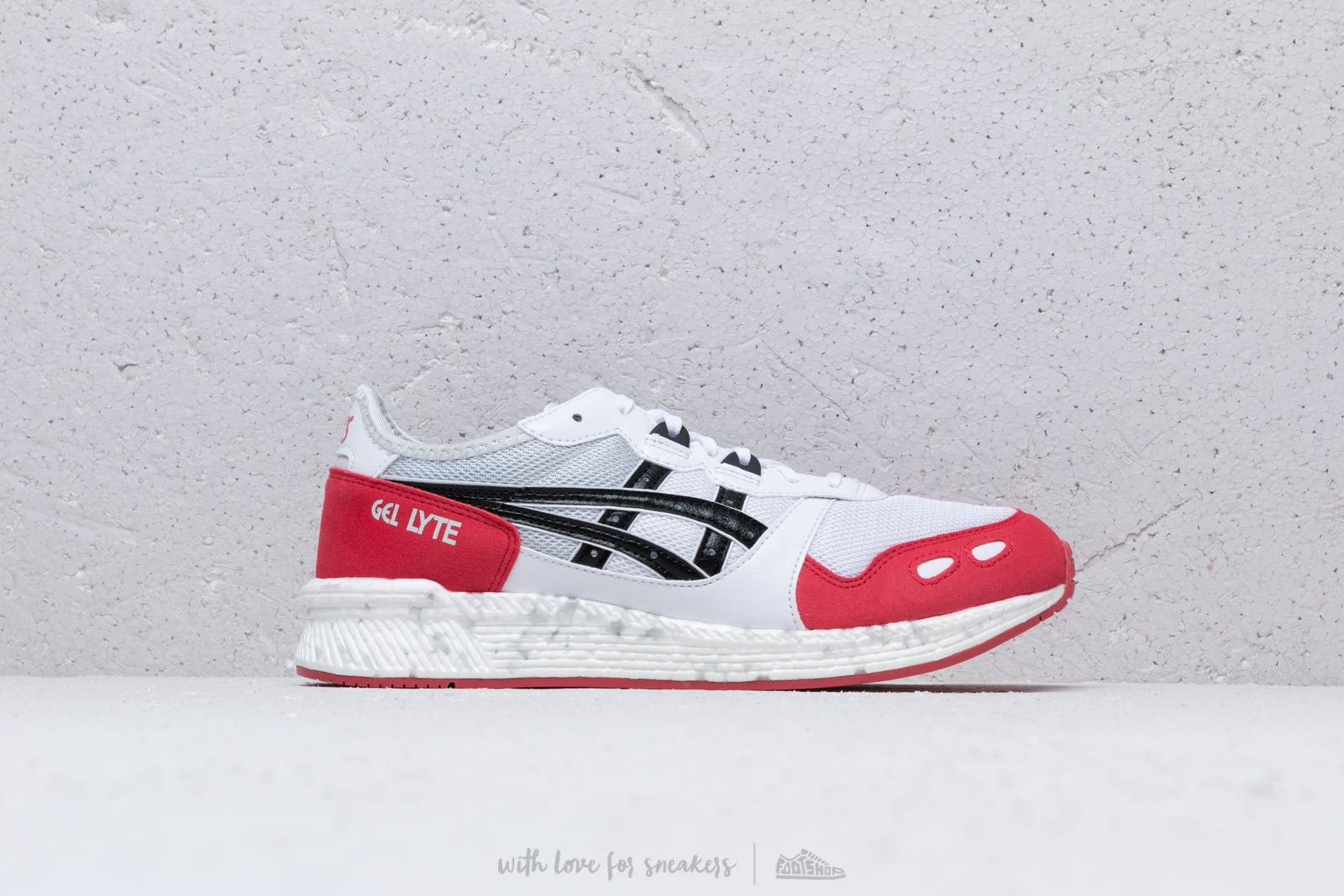 Asics gel lyte white rouge on sale