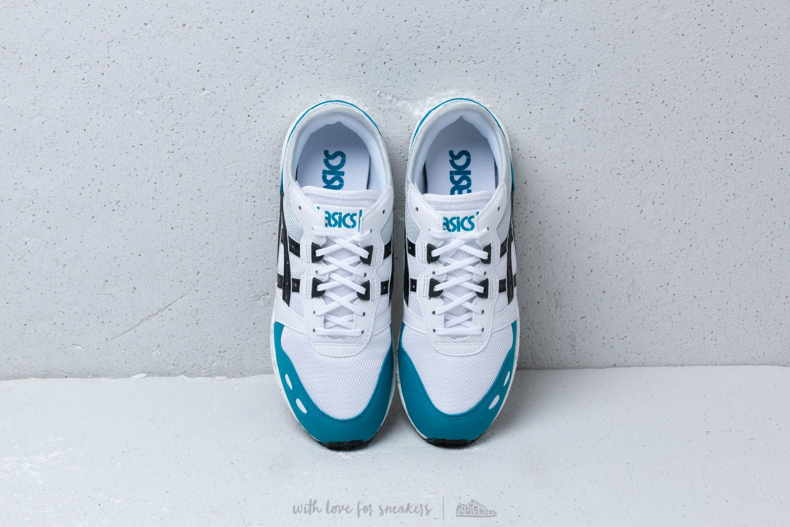 Men's shoes Asics HyperGel-Lyte White/ Teal Blue