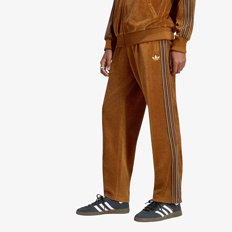Sweatbroeken adidas Firebird Velour Track Pants Dusky Bronze