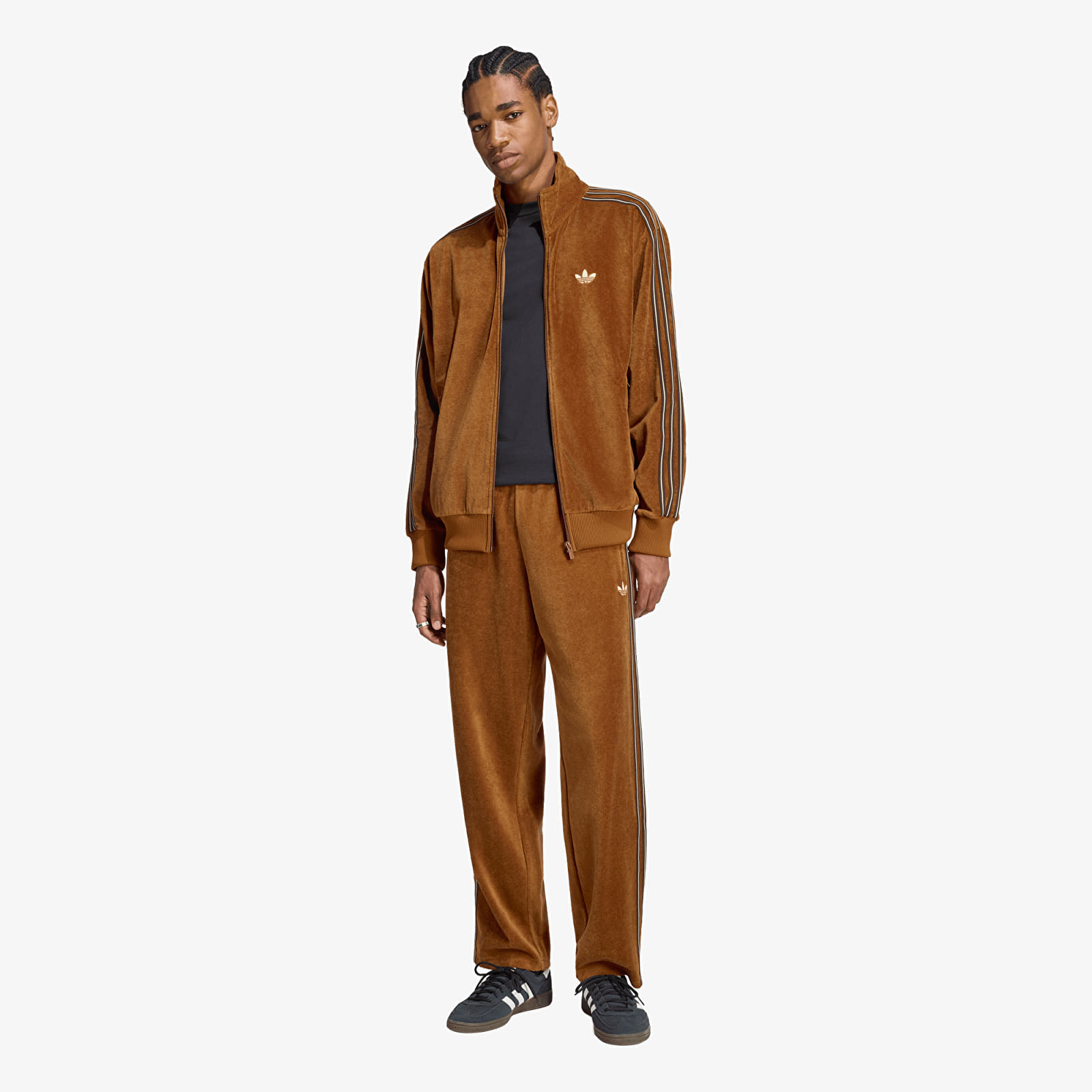 Chandal adidas Firebird Velour Track Pants Dusky Bronze