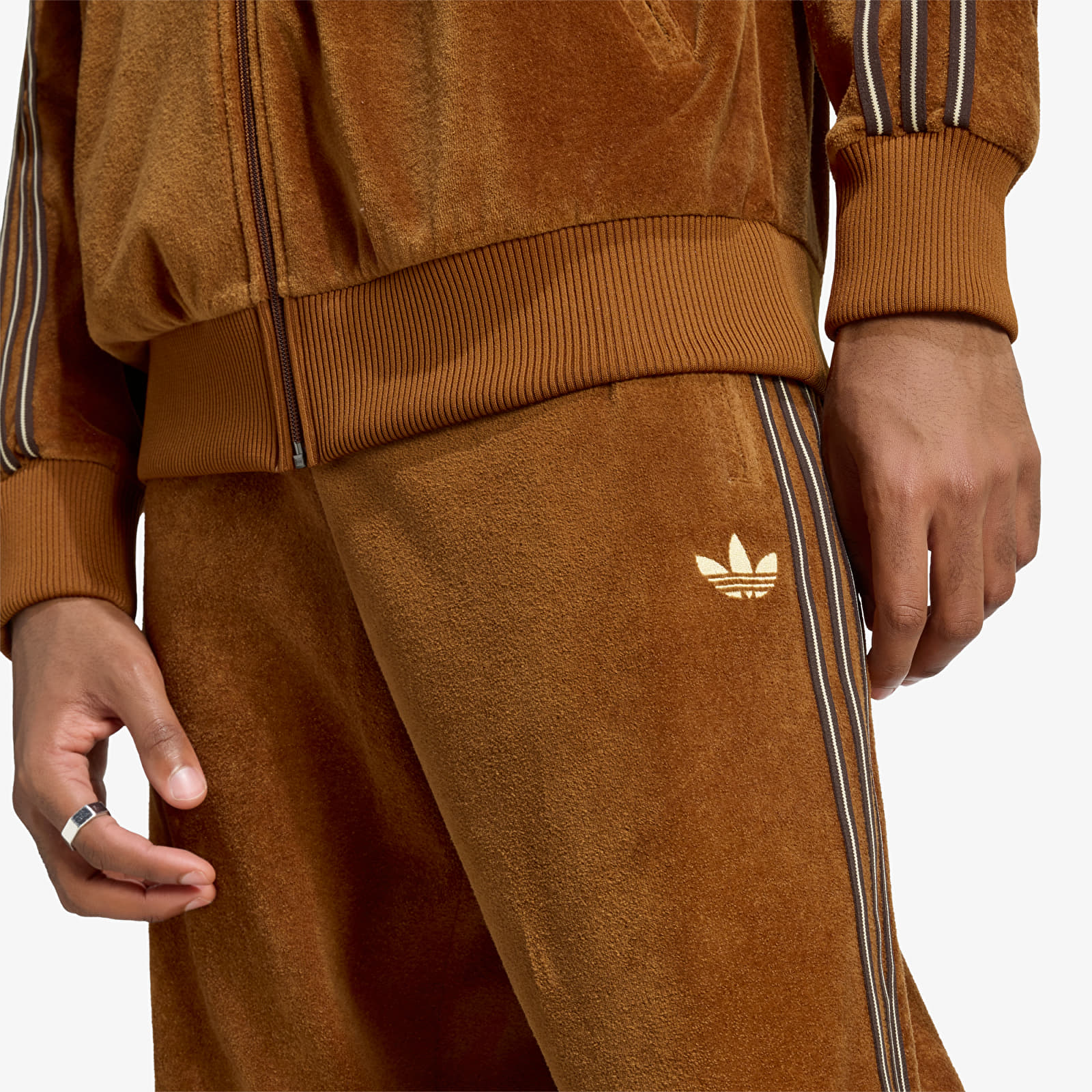 Chandal adidas Firebird Velour Track Pants Dusky Bronze