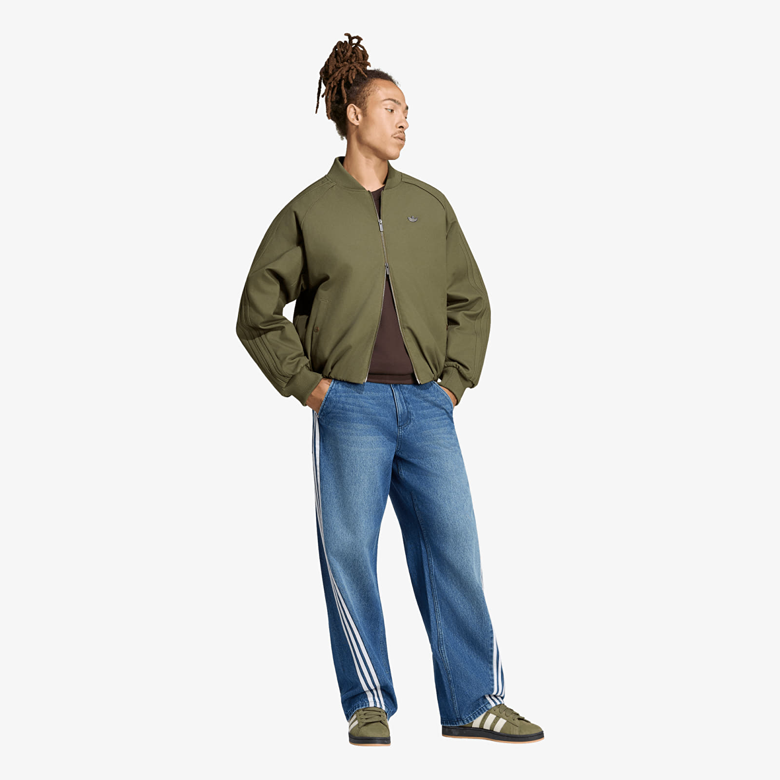 Jackor adidas SST TT Canvas Jacket Olive Strata