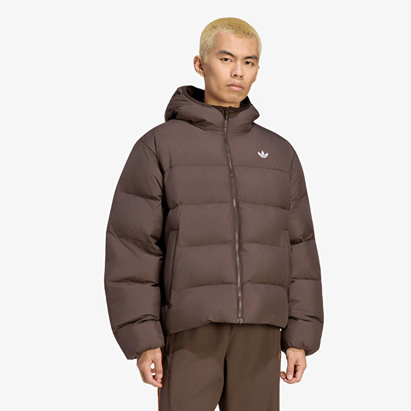 Jachetă adidas Hooded Regen Jacket Aurora Coffee