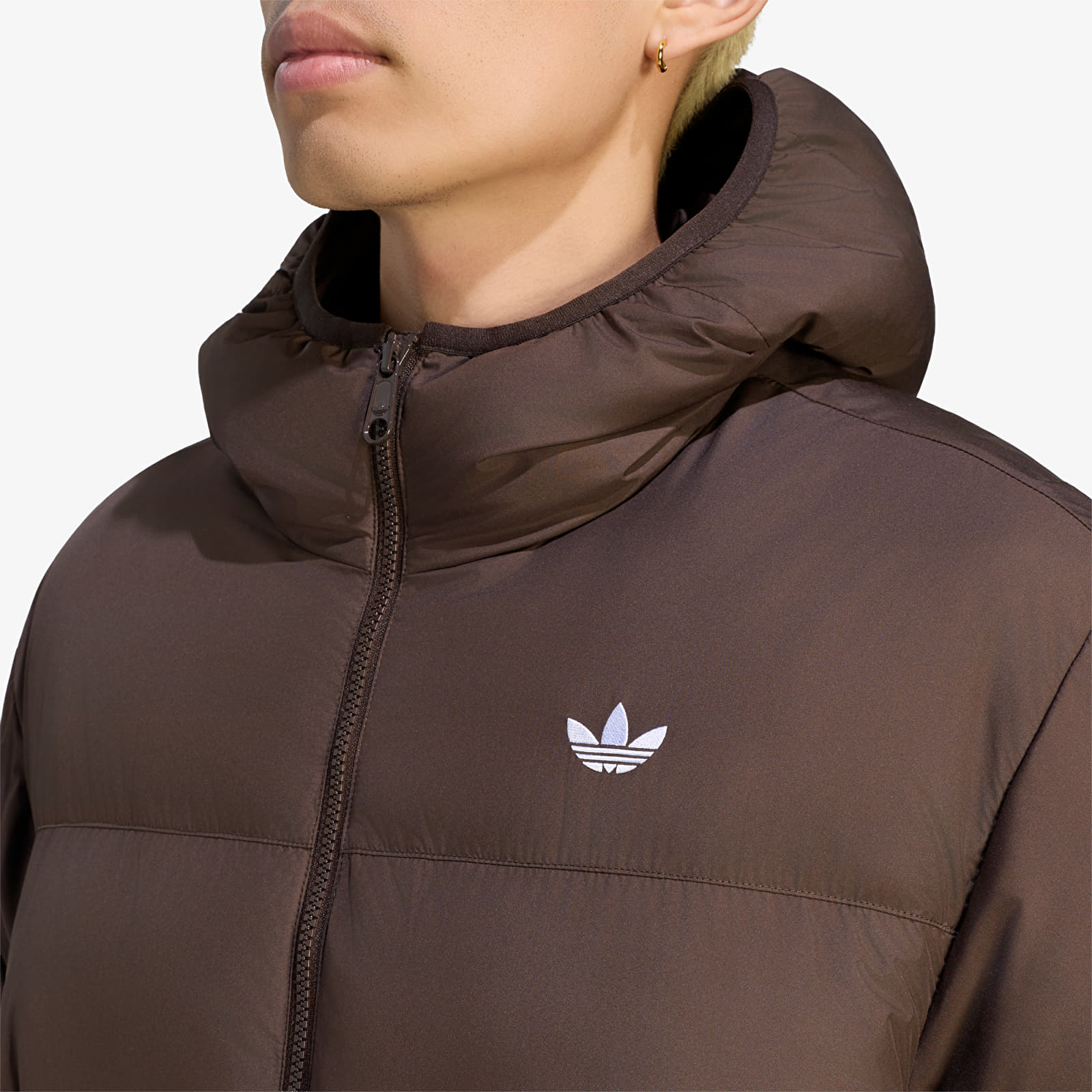 Geci adidas Hooded Regen Jacket Aurora Coffee