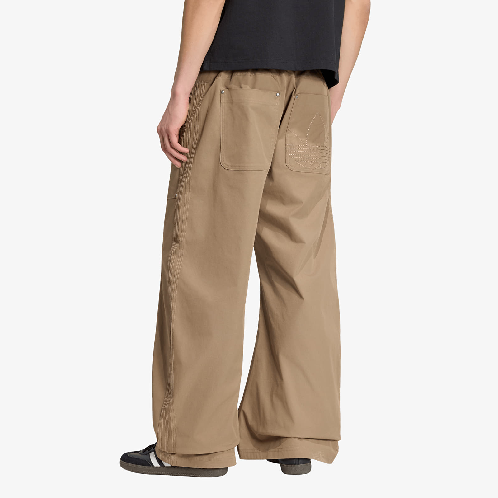 Housut adidas Premium Essentials Wide Pants Khaki Six