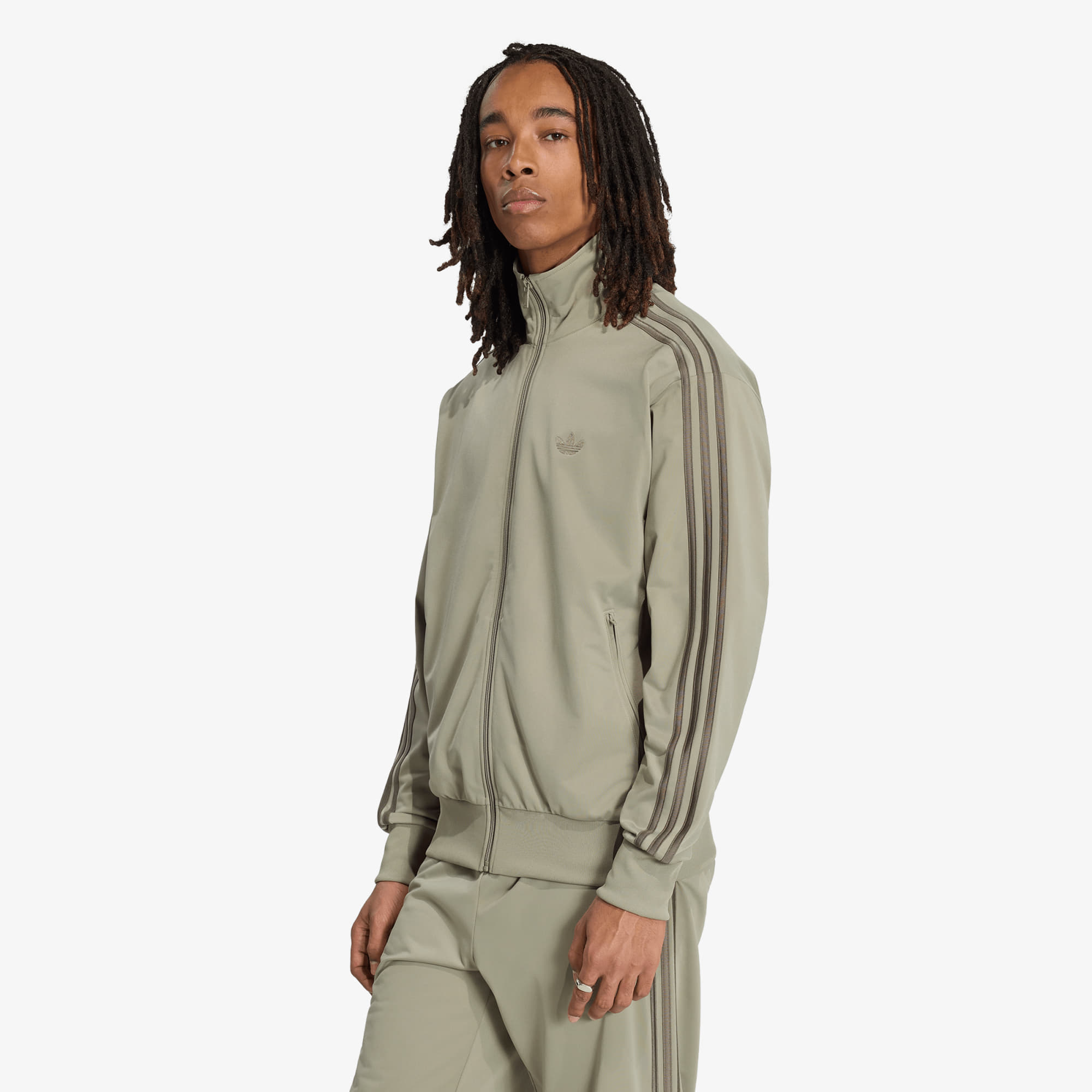 Sweatshirt adidas Firebird Track Jacket Silver Pebble L