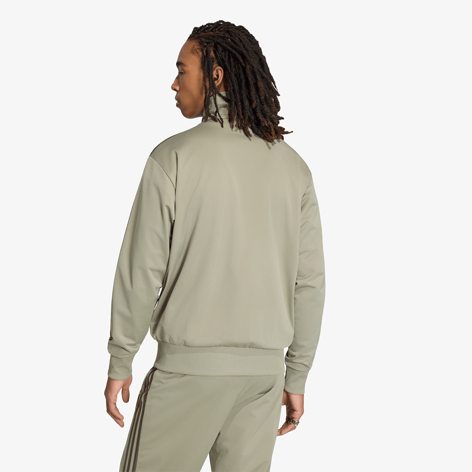 Bluzy adidas Firebird Track Jacket Silver Pebble