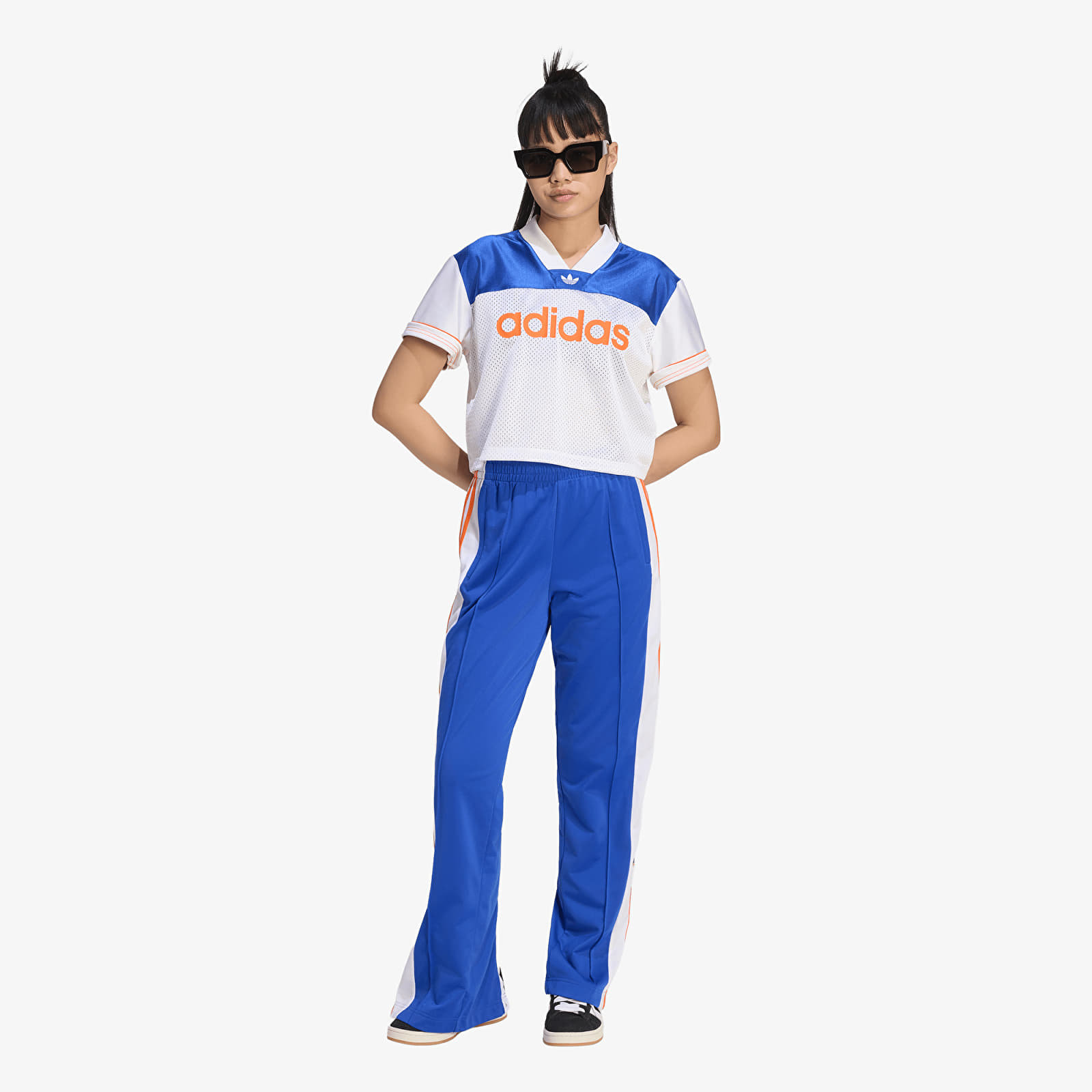 Spodnie dresowe adidas Adibreak Track Bold Blue/ White/ Orange