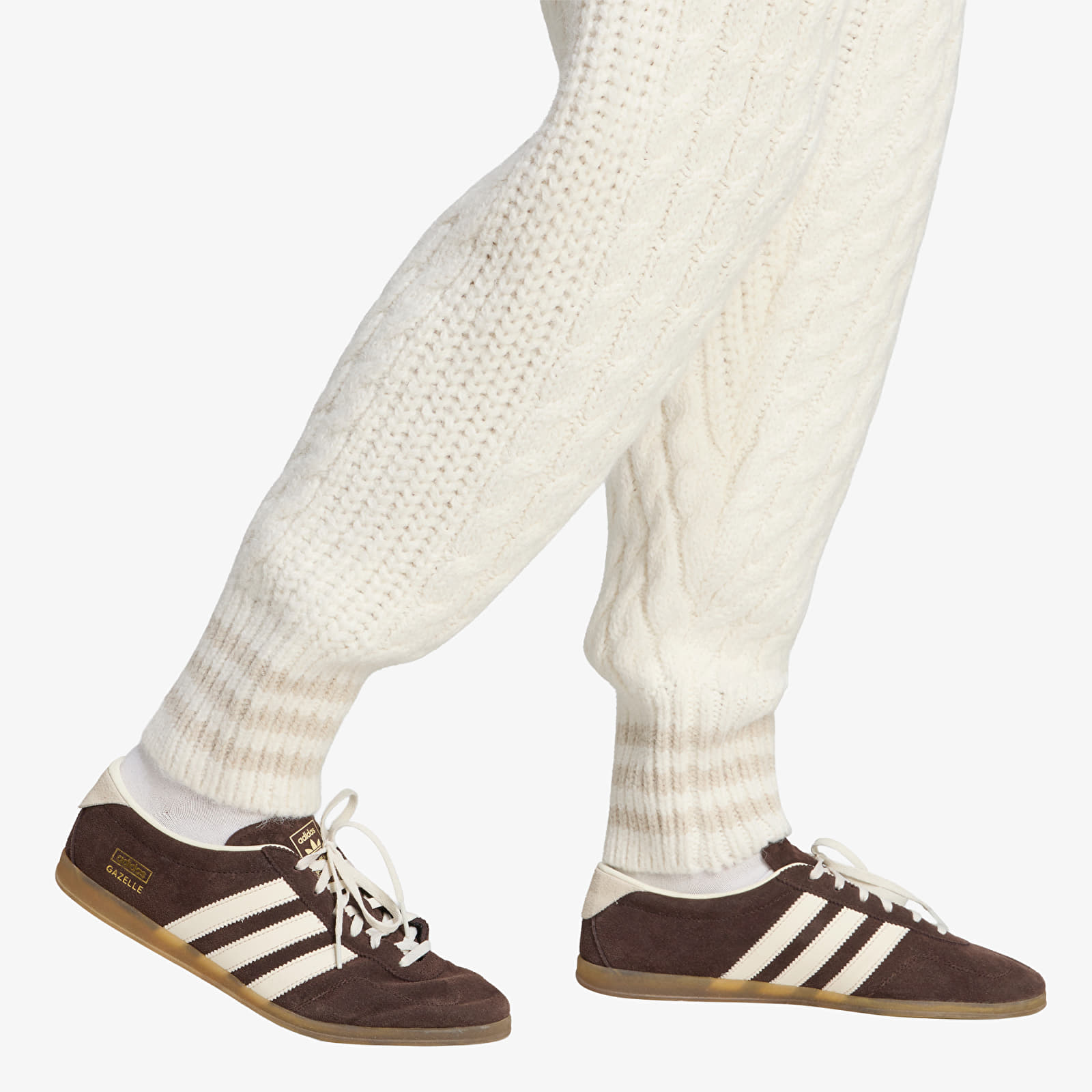 Φόρμες adidas Cable Knit Firebird Track Pant Cloud White/ Alumina