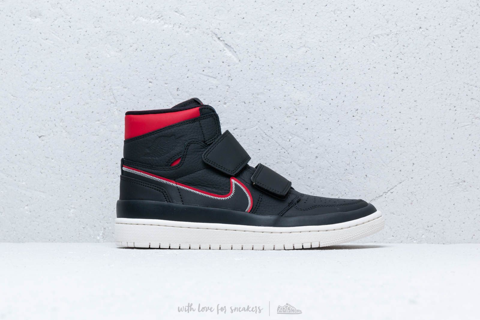 Men's shoes Air Jordan 1 Re Hi Double Strp Black/ Gym Red-Sail