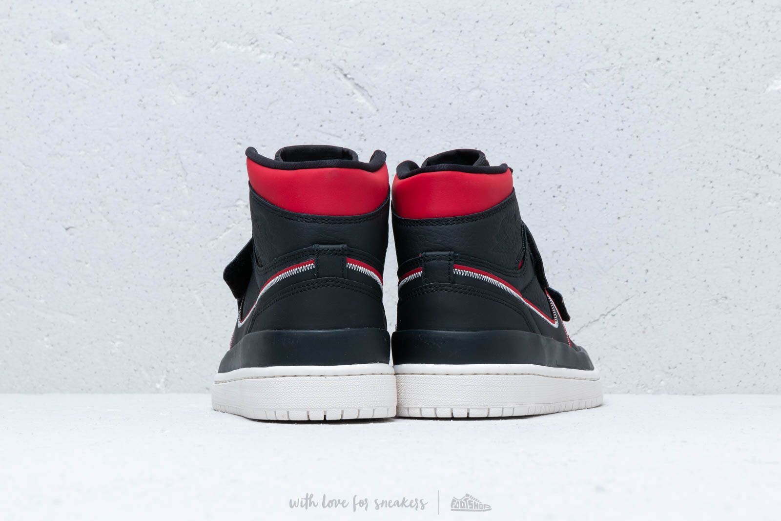 Men's shoes Air Jordan 1 Re Hi Double Strp Black/ Gym Red-Sail
