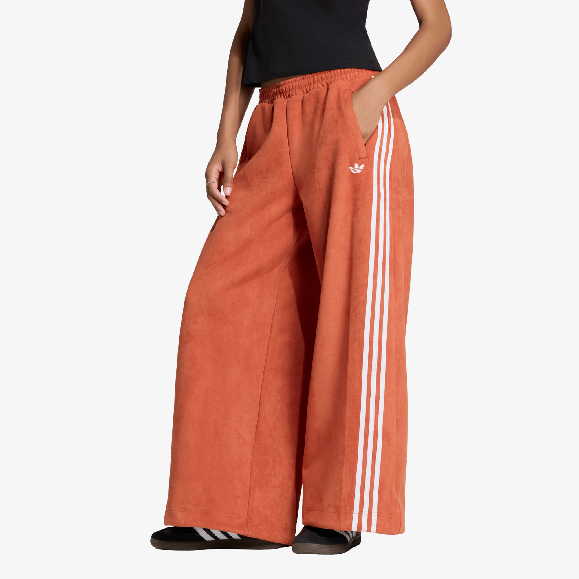 Pants adidas Adilenium Season 6 Faux Suede Track Pant Vermillion M
