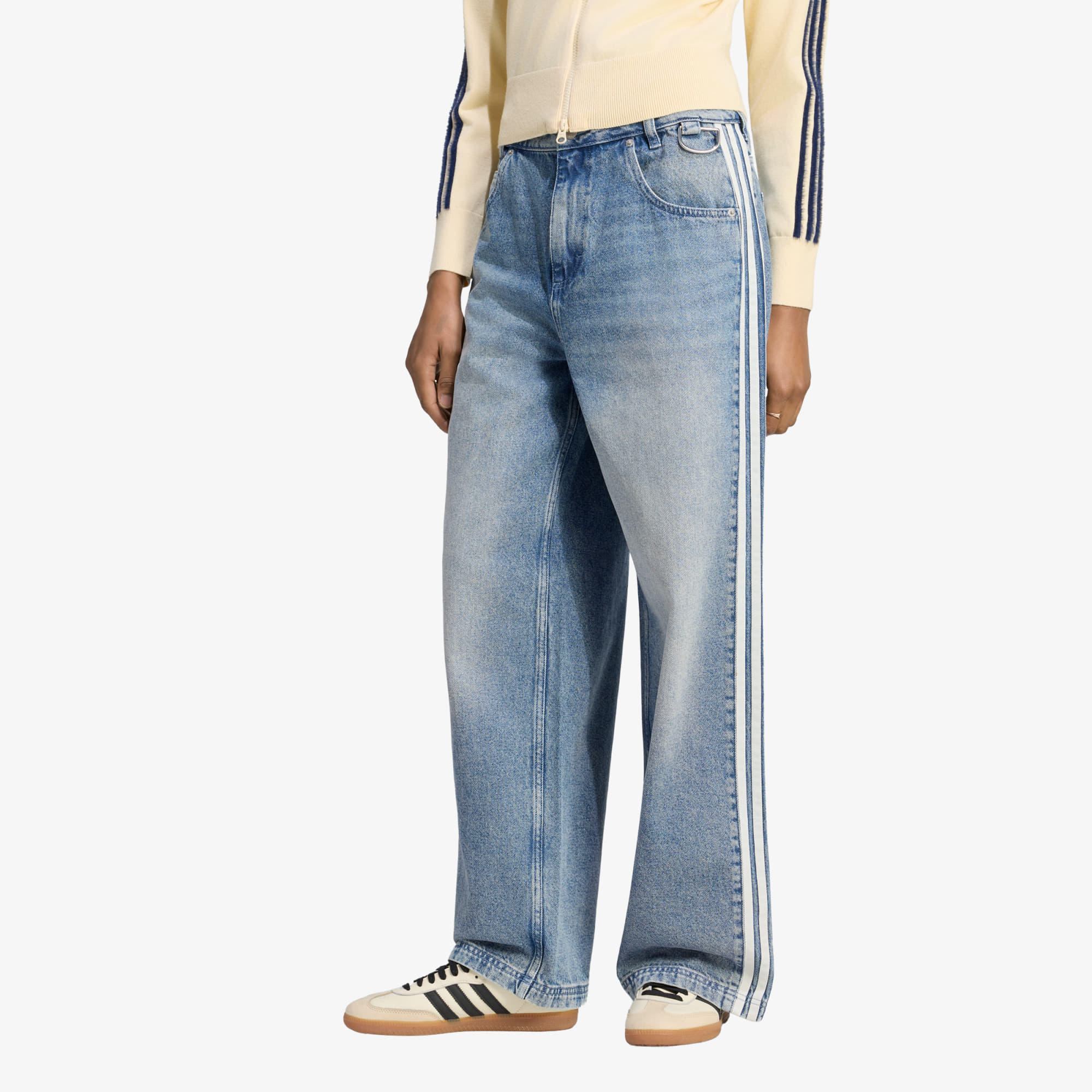 Pants adidas Adilenium Season 6 Baggy Denim Pants Blue 31/30