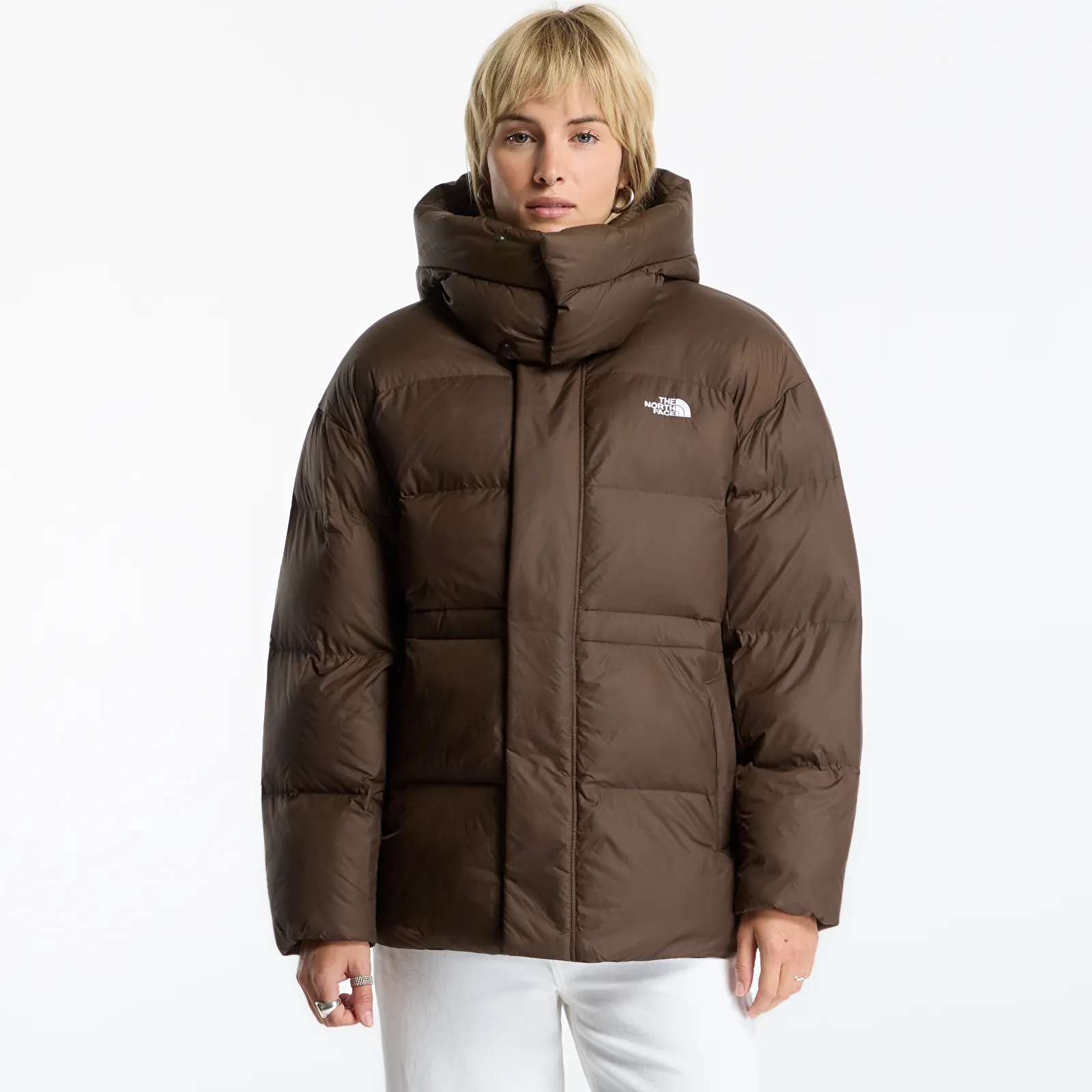 Puhovke  The North Face Puffer Oversized Jacket Dark Chestnut