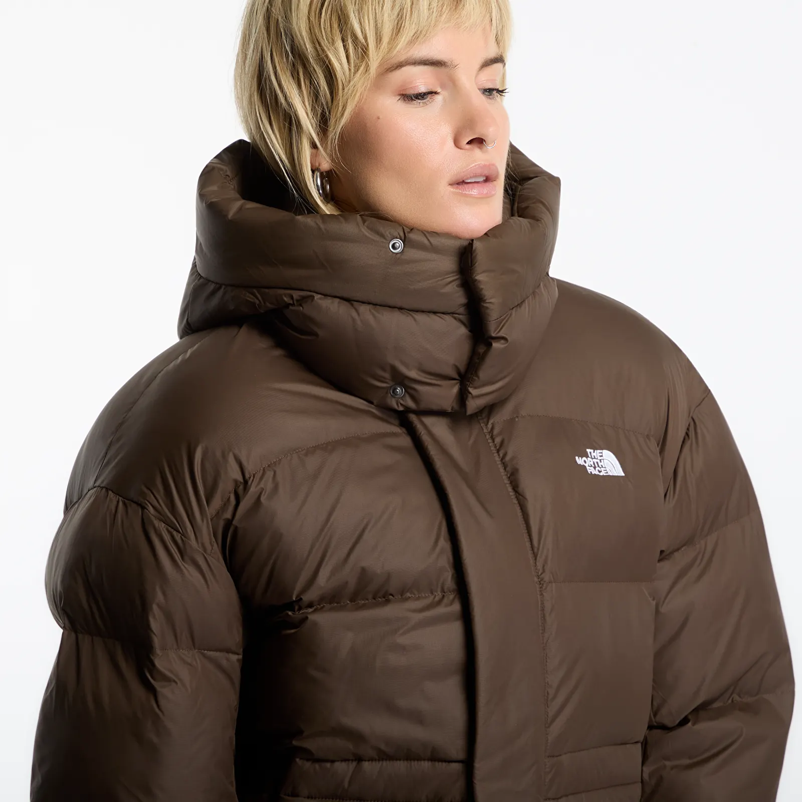 Puhovke  The North Face Puffer Oversized Jacket Dark Chestnut